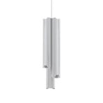 Suspension LED IDEAL LUX Dorica, blanche, Ø 9 cm, métal, à 3 lampes