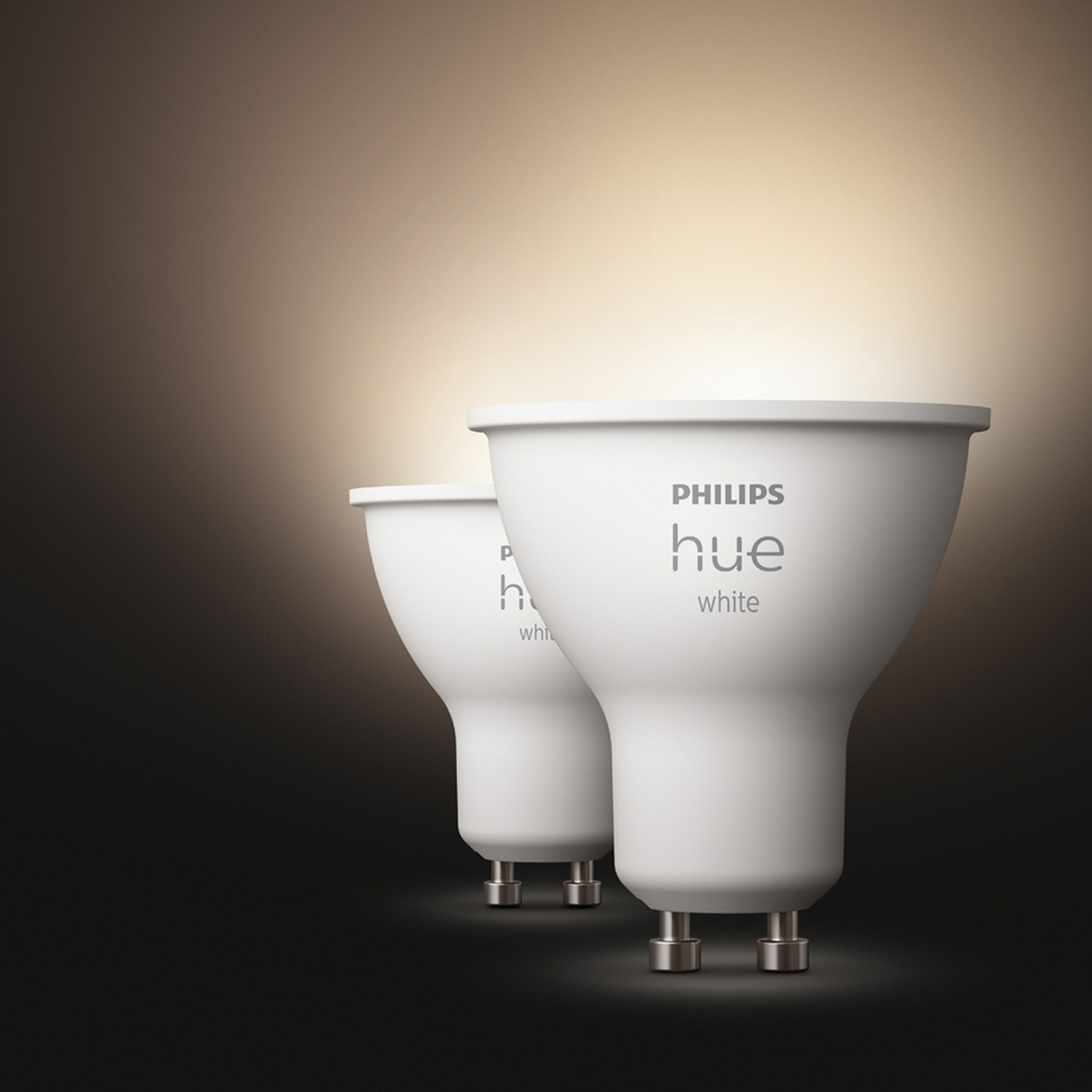 Philips Hue White 5,2 W GU10 LED-pære, 2-er-sett