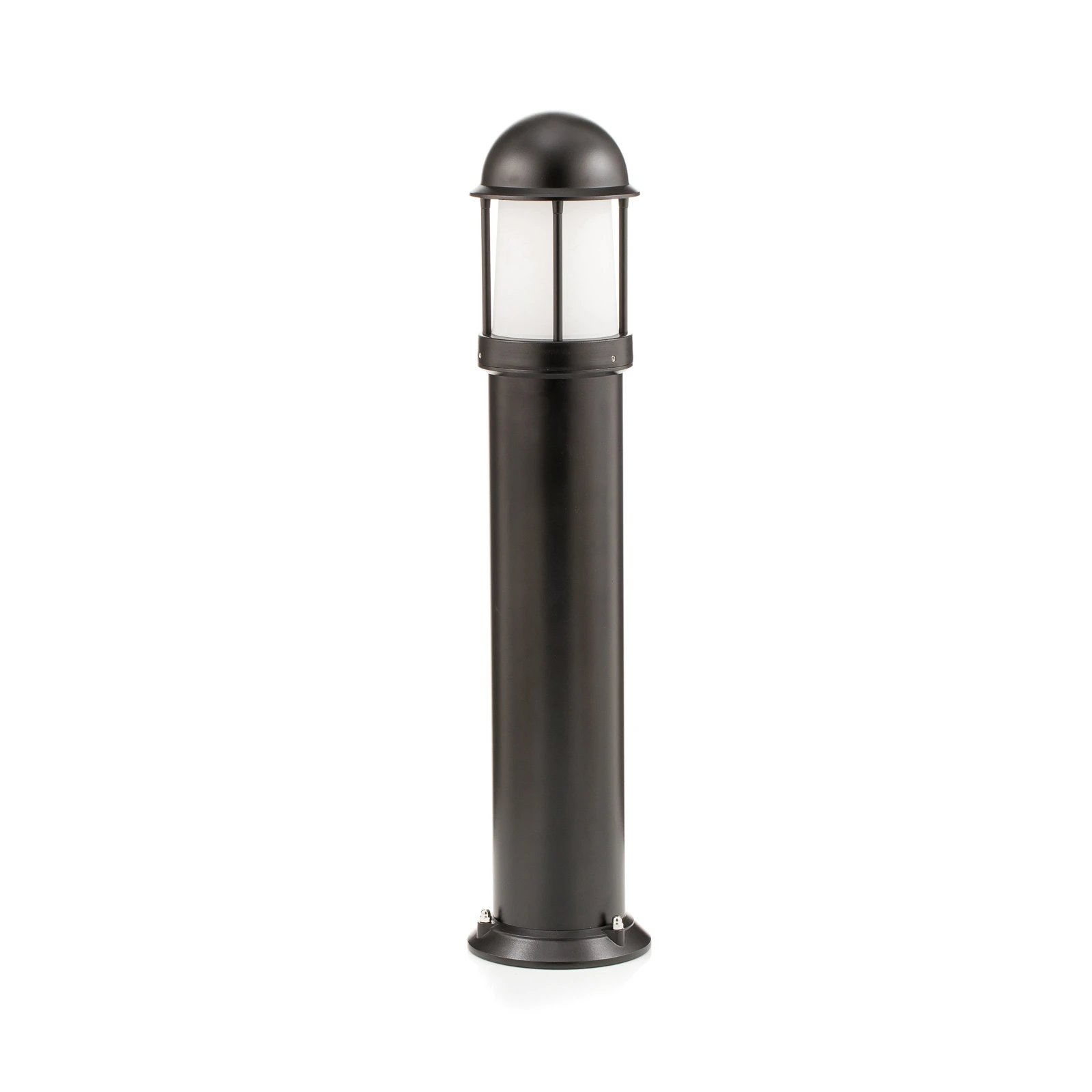 Mason powder-coated path light in black