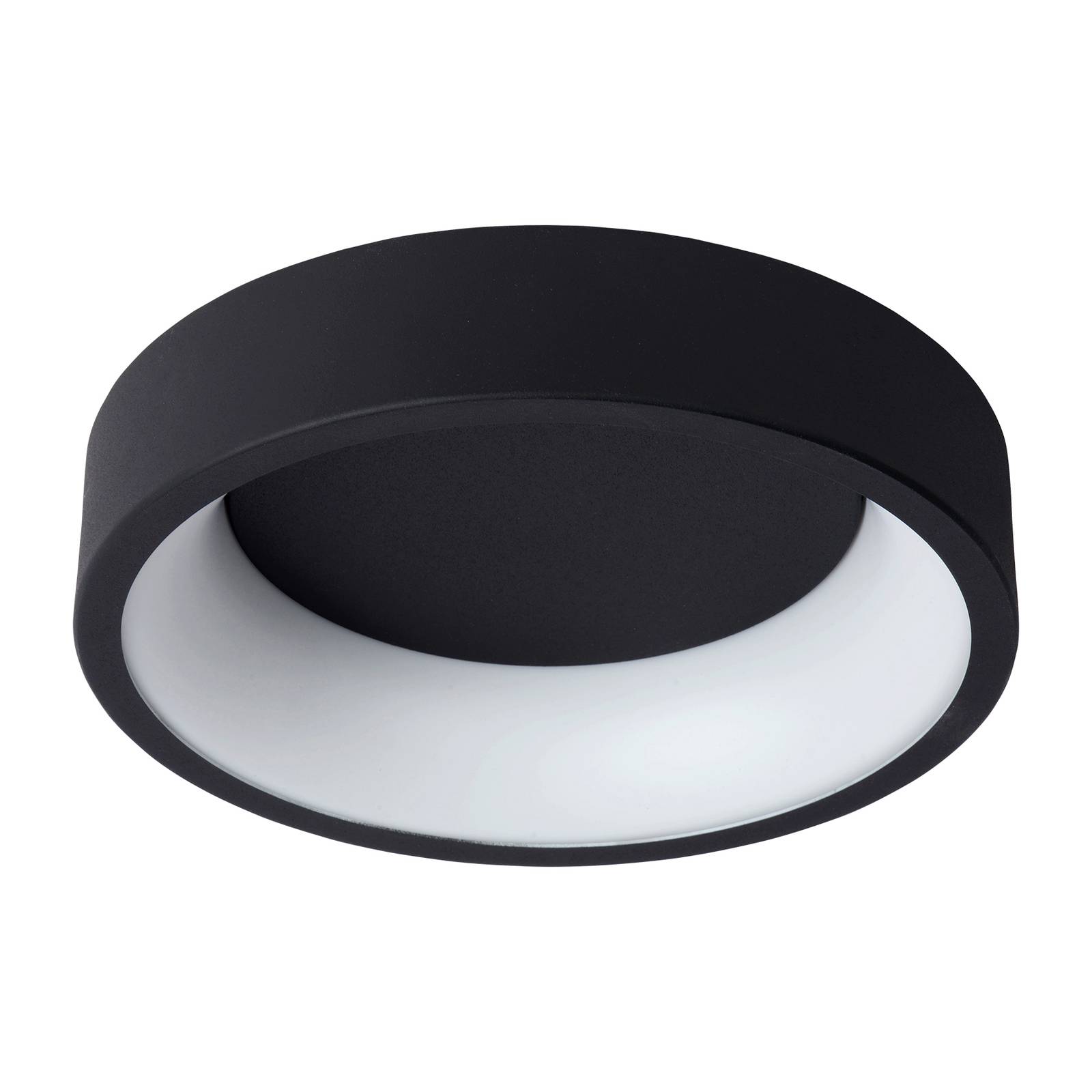 Lucide LED Ceiling Light - Living / Dining Room - Flush Ceiling Light - dimmable - Modern - Black
