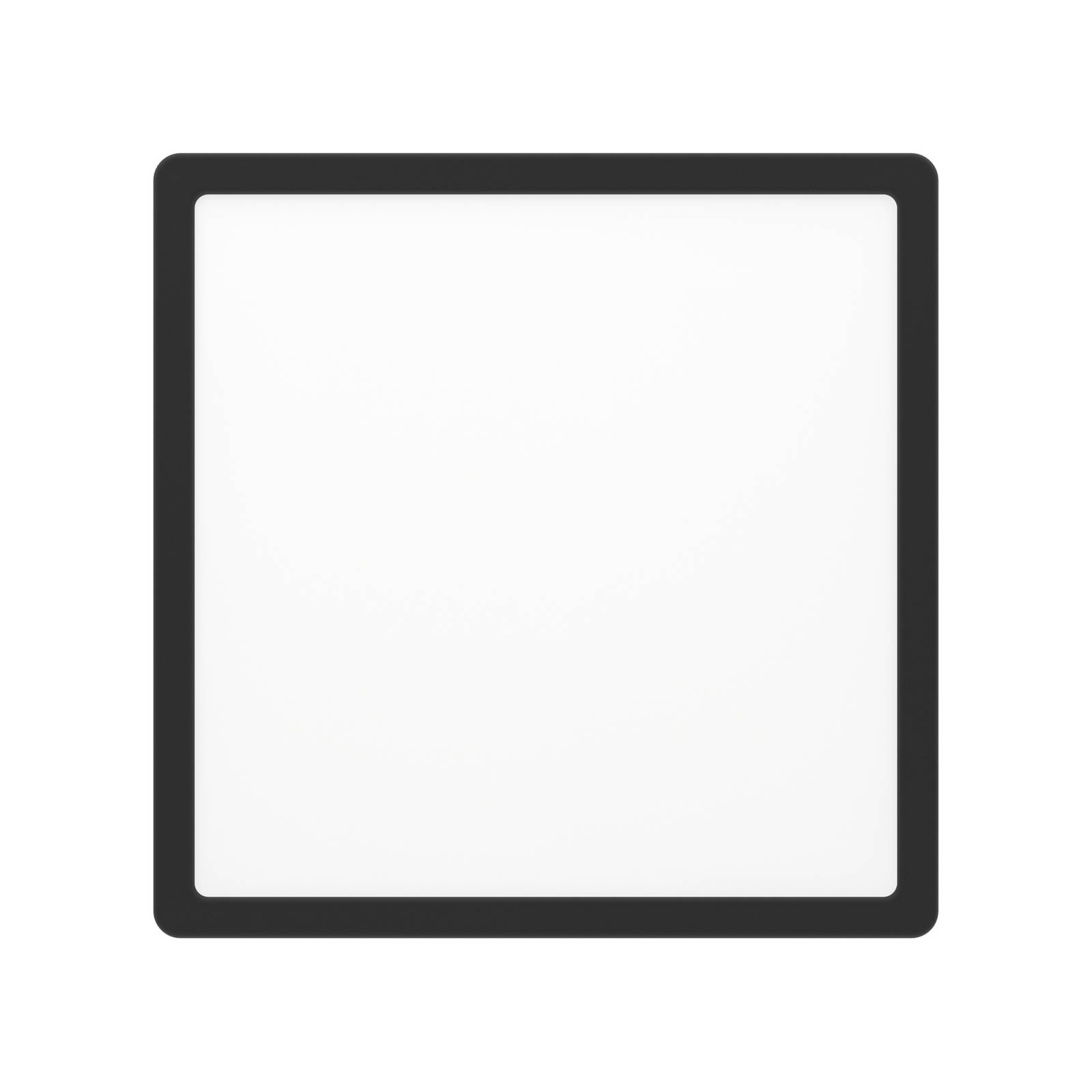  Eglo Lampa Sufitowa Led Fueva 5, Ip20 Czarna 28,5x28,5cm 