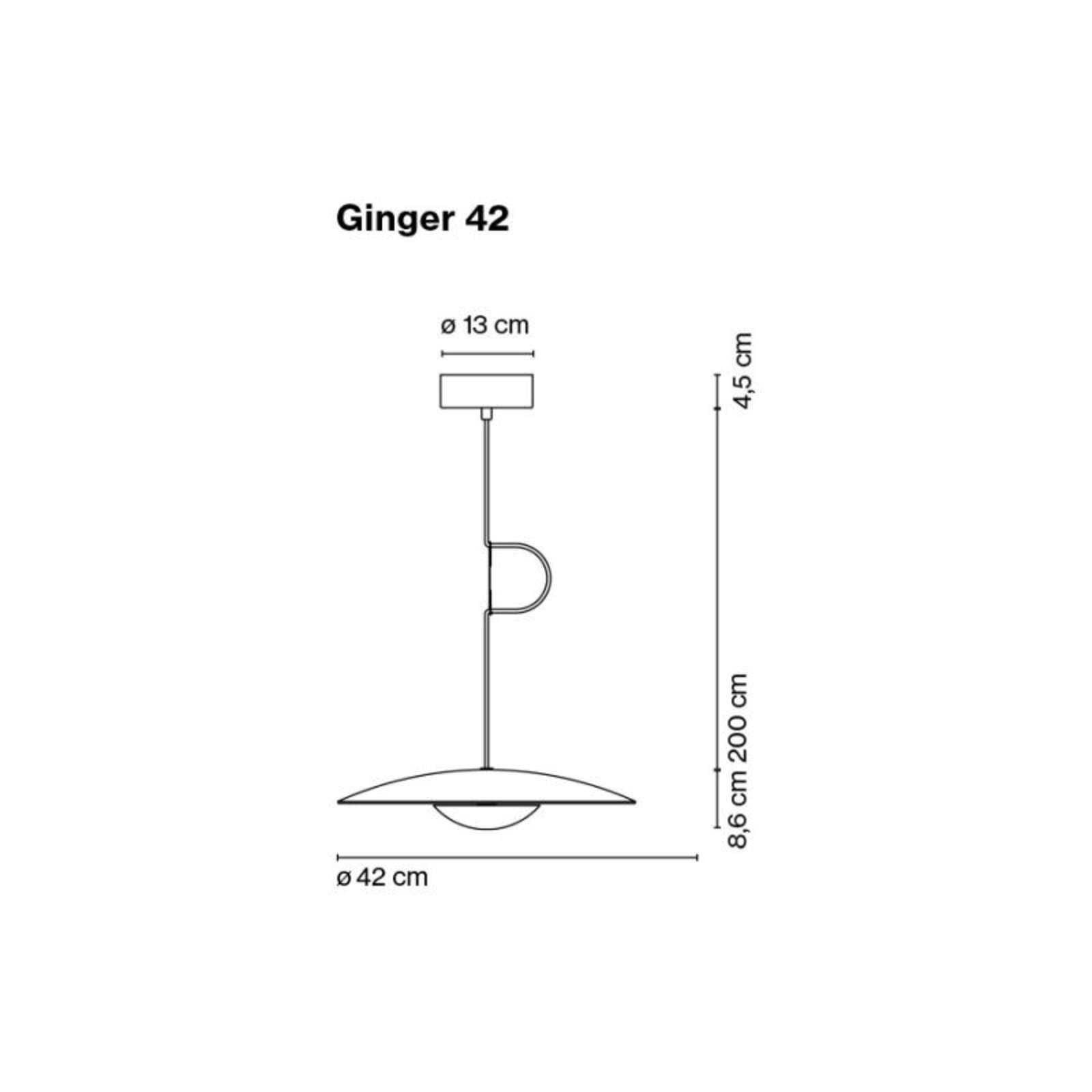 Ginger 42 Pendelleuchte Oak - Marset