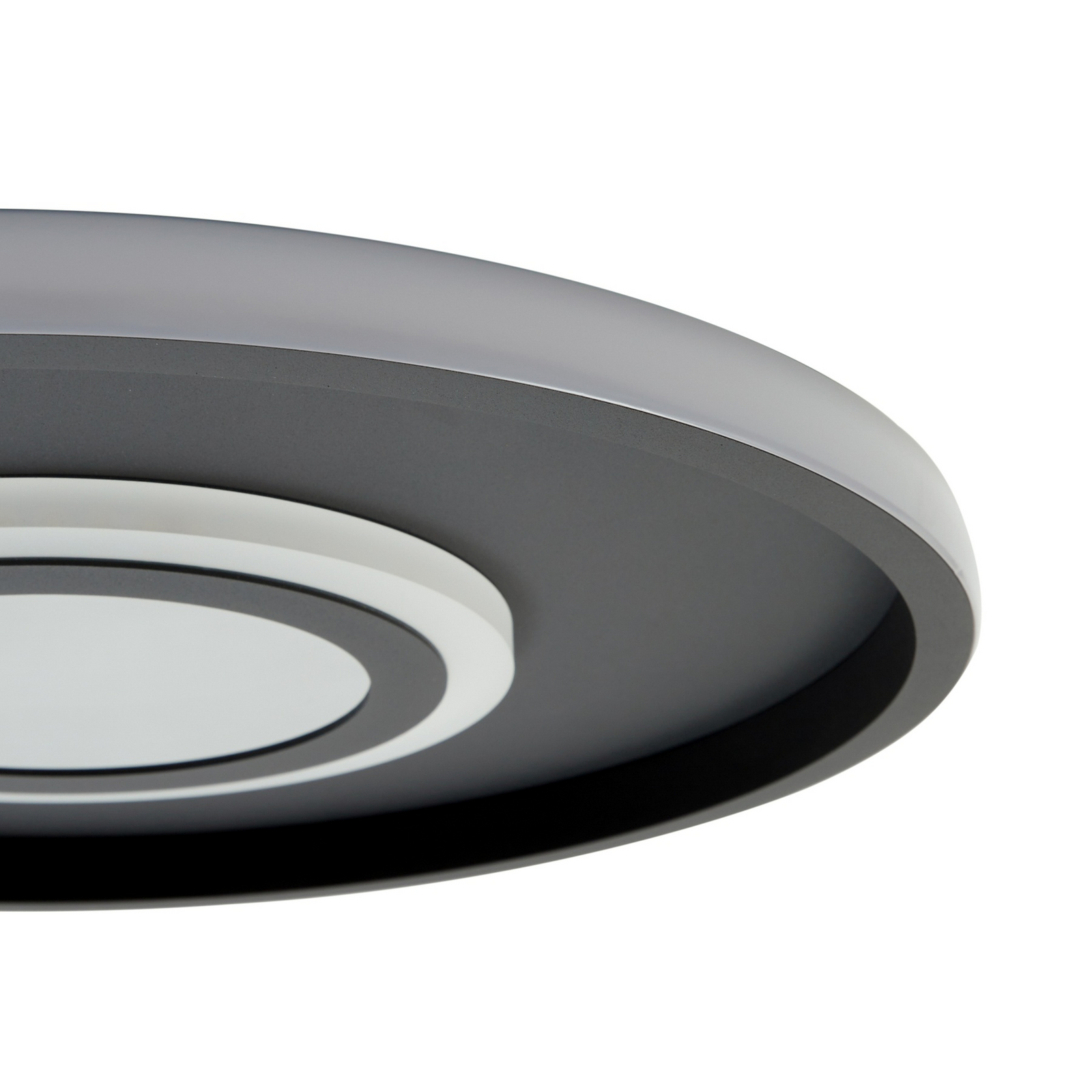 Selian LED Plafonnier Noir/Blanc - Lindby