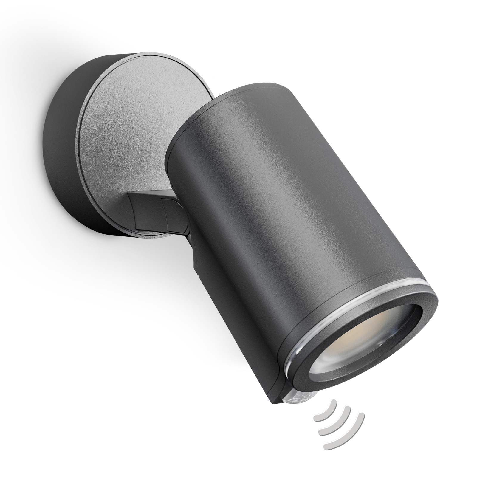 Steinel STEINEL Spot One Sensor Connect LED spotlight GU10, aluminium, plastic, GU10, 7 W, energy efficiency: A+, W: 9.8 cm, H: 9.8 cm