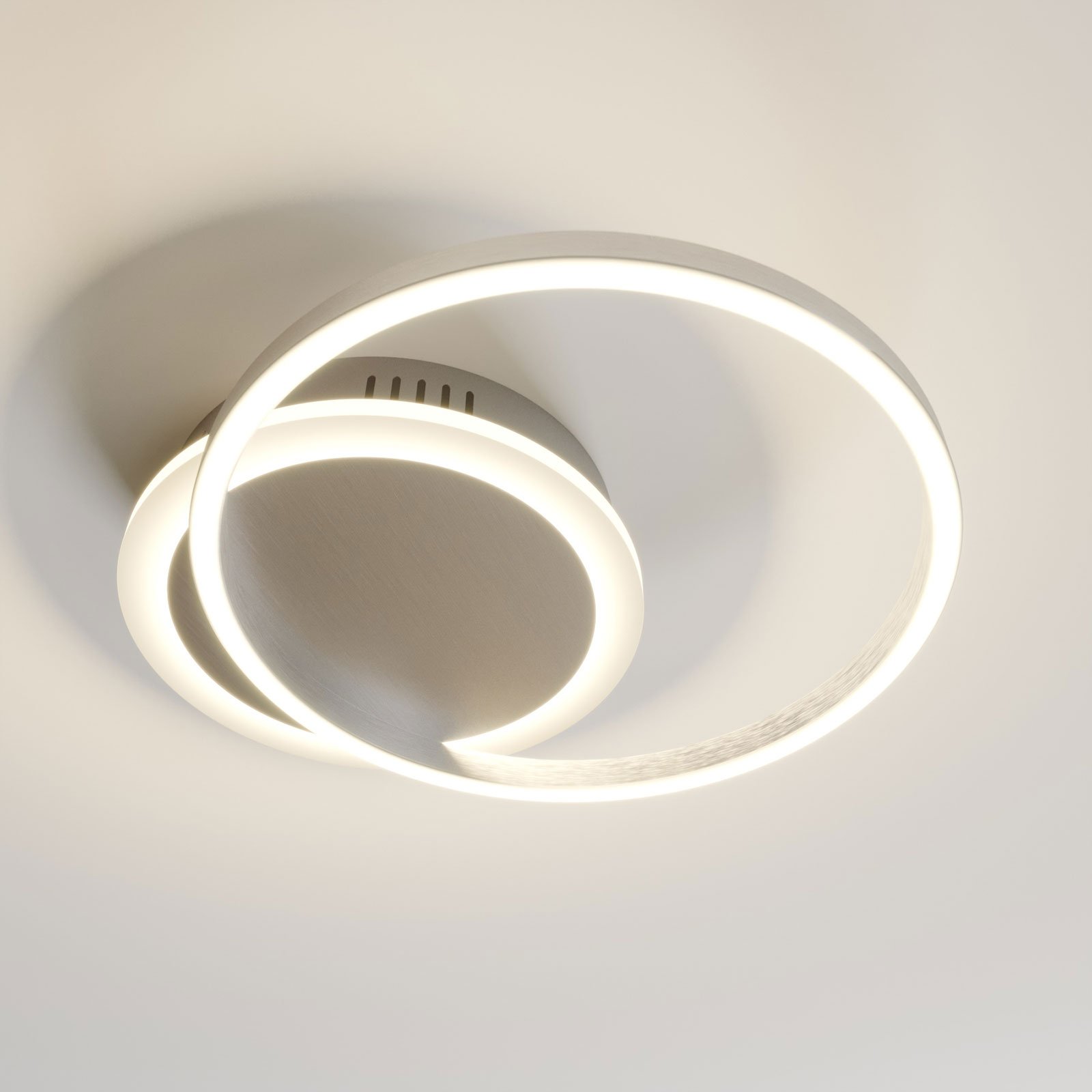 Lindby Smart Uzma LED mennyezeti lámpa, App, CCT