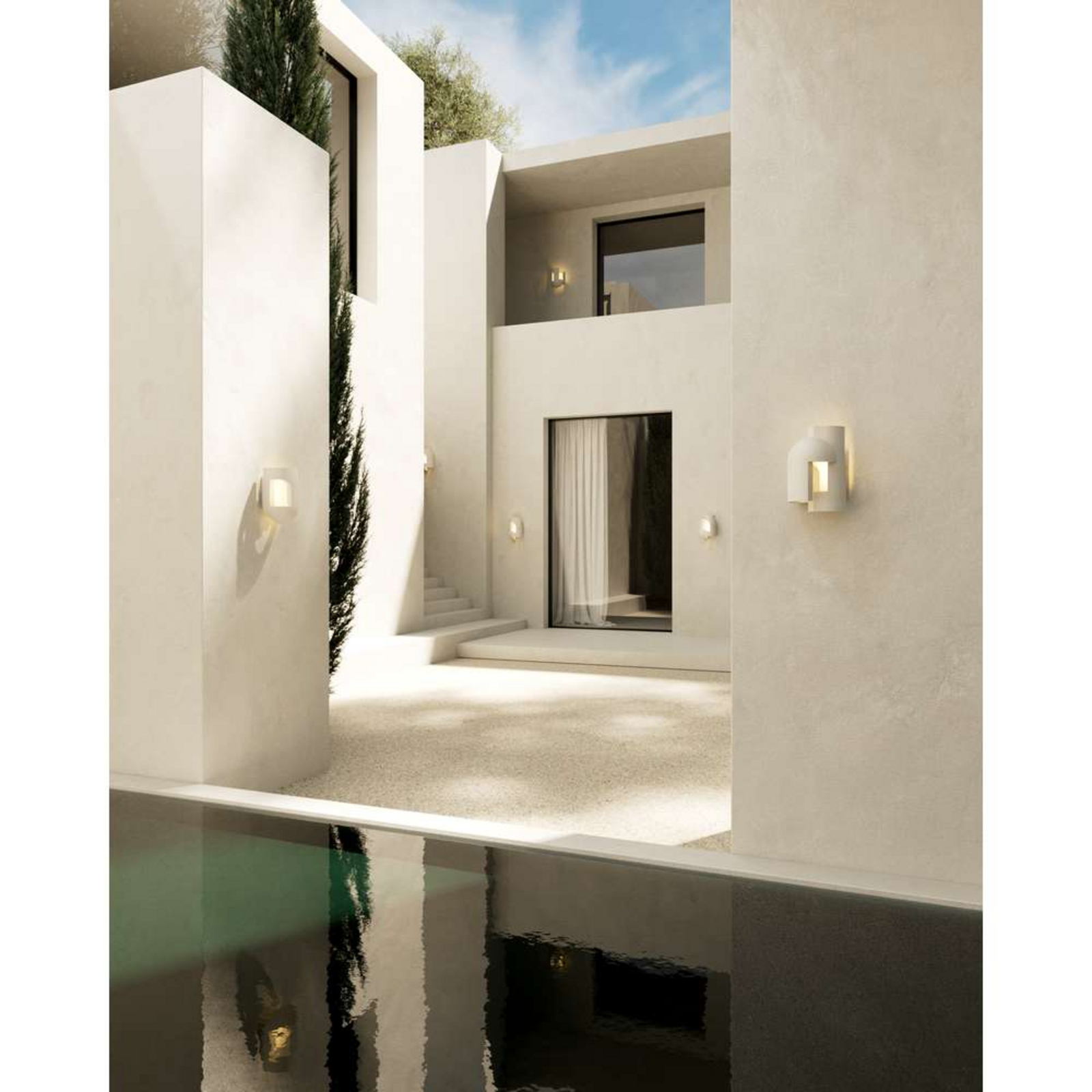 Soul Story 1 Aplica de Exterior White/Concrete - DCW