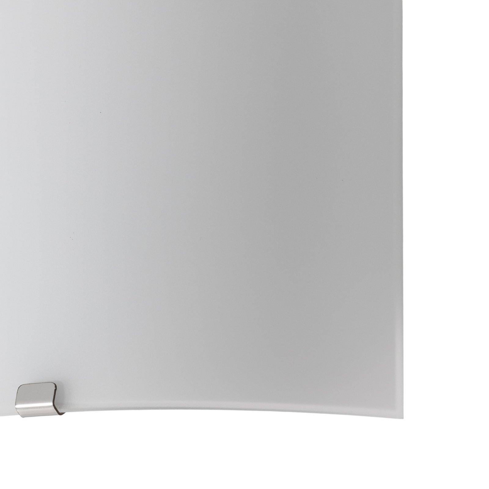 Lindby vegglampe Phil, hvit, glass, høyde 21 cm