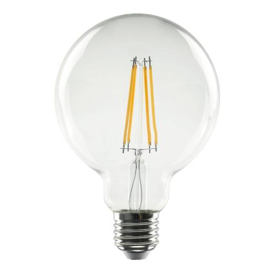 TUNGSRAM LED globus G95 E27 8.5W 827 filament prozirna