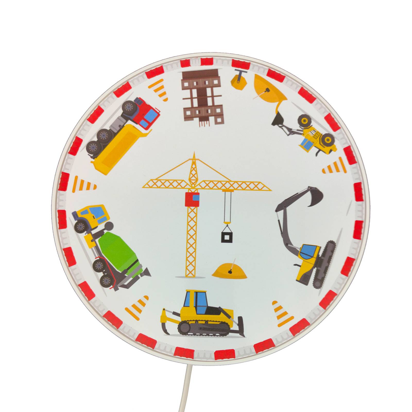 Wandleuchte Baustelle mit Stecker