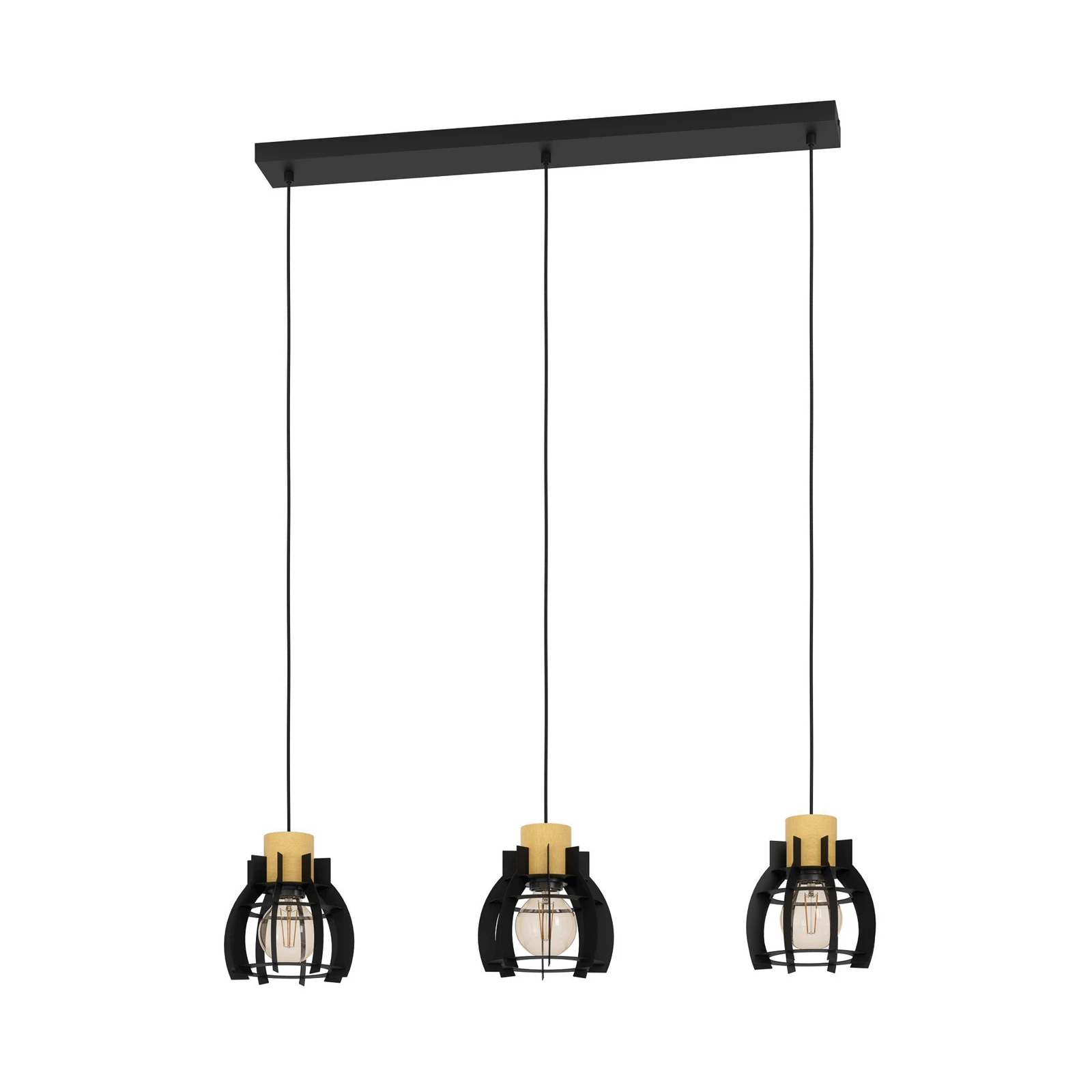 Lampada a sospensione Stillington 1, 3 luci, barra