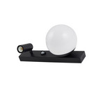 Larcie LED Utomhus Vägglampa w/Sensor Svart/Vit - Lindby