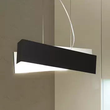 Lámpara colgante de techo zig-zag 3 luces LED