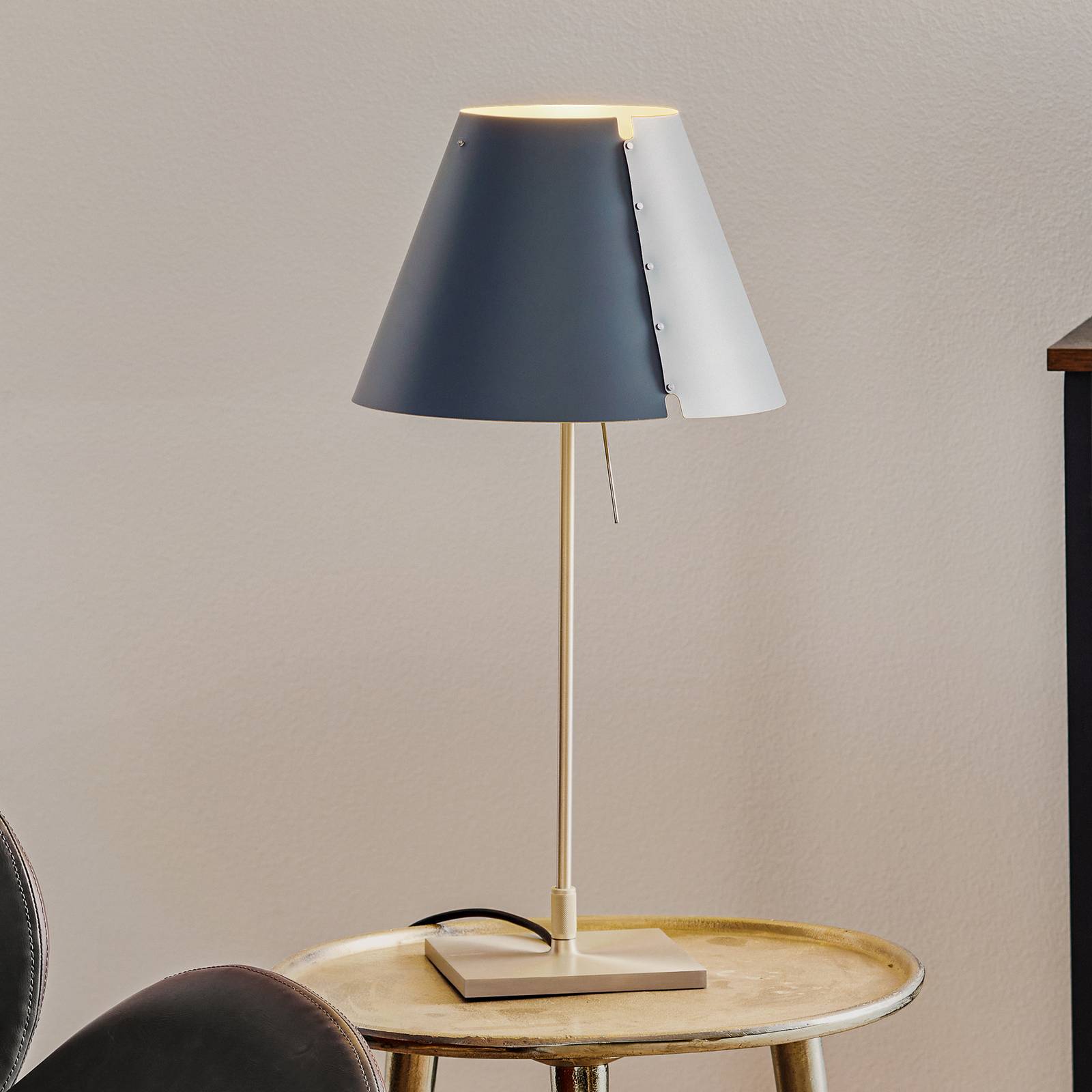 Luceplan Luceplan Costanzina stolní lampa hliník, šedá