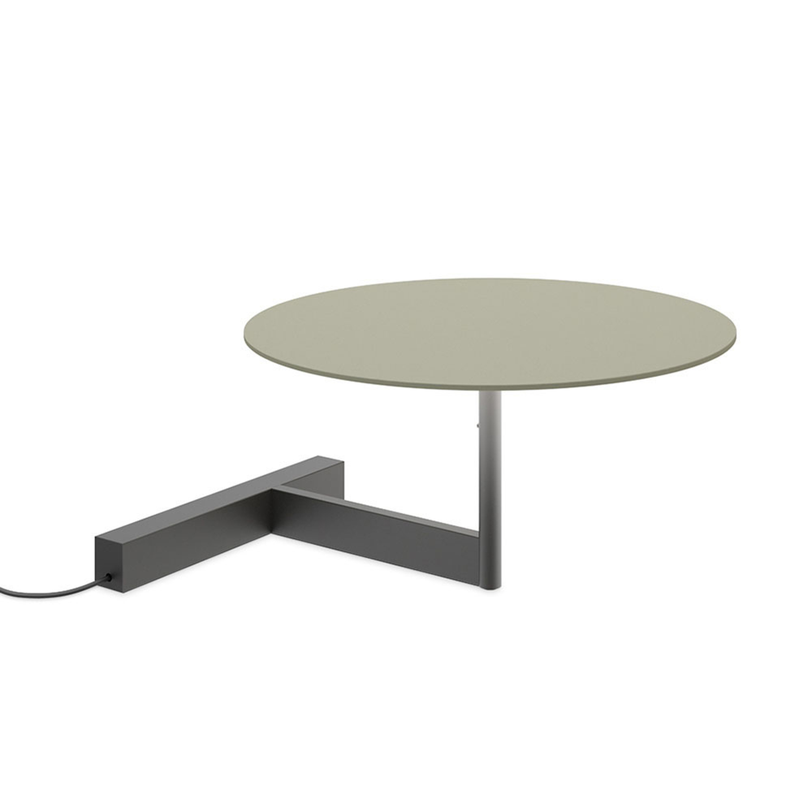 Vibia Flat lámpara mesa LED altura 16 cm verde L1