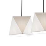 Lámpara colgante Thea, 3 luces, blanco