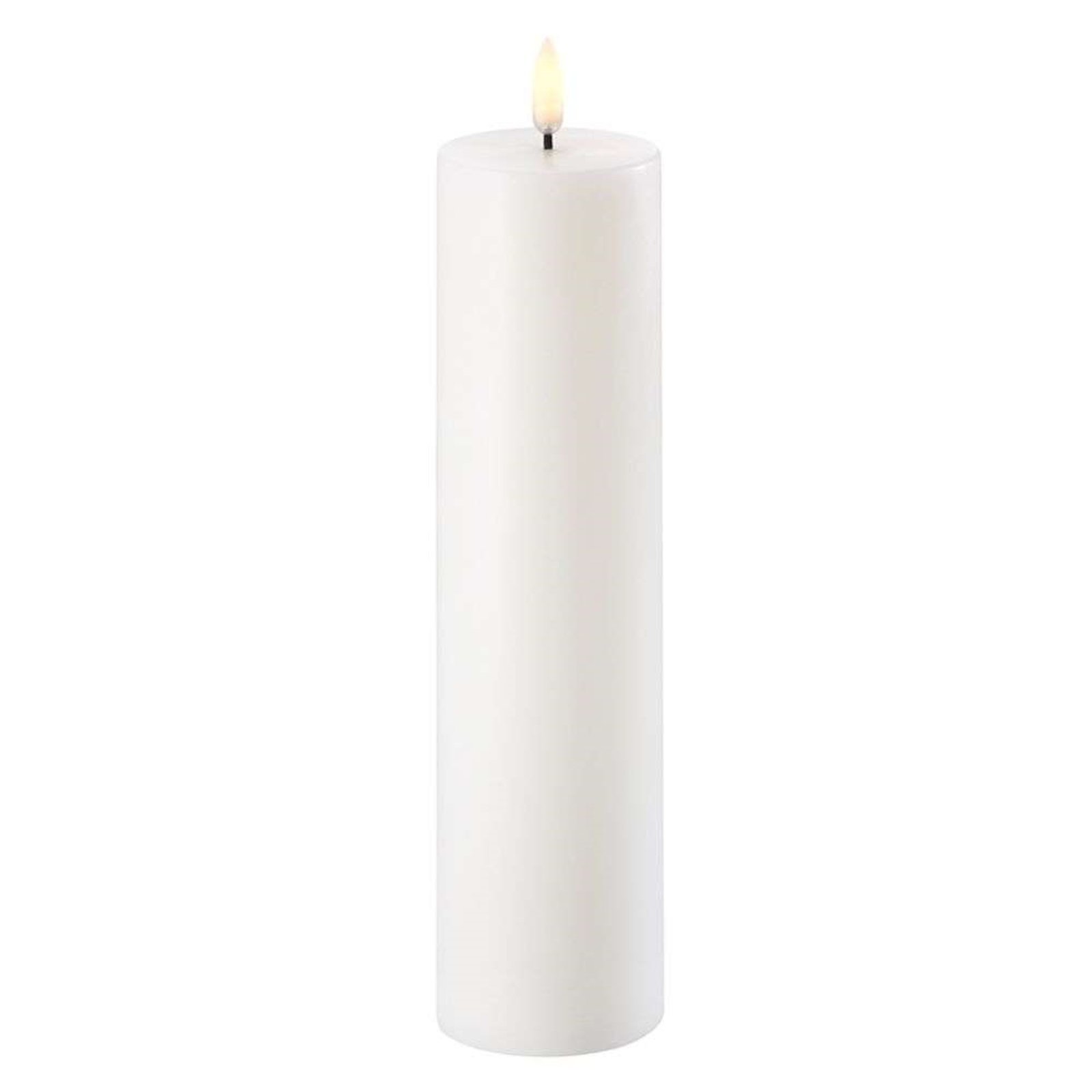 Pillar Candle LED Nordic White 5,8 x 22 cm - Uyuni Lighting