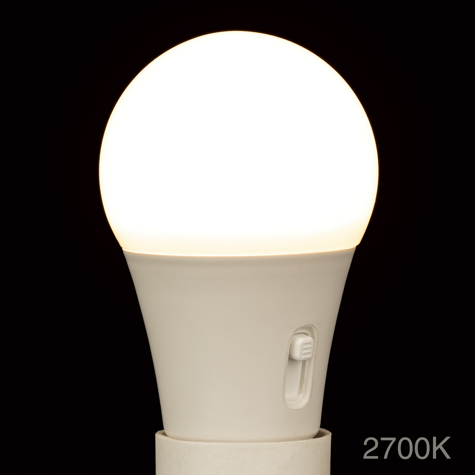 LED spuldze E27, 7,3 W, CCT, opāla, 806 lm, regulējams gaismas plūsmas gaišums