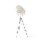 Stilnovo LED-lattiavalaisin Demi Moon, valkoinen, korkeus 196 cm