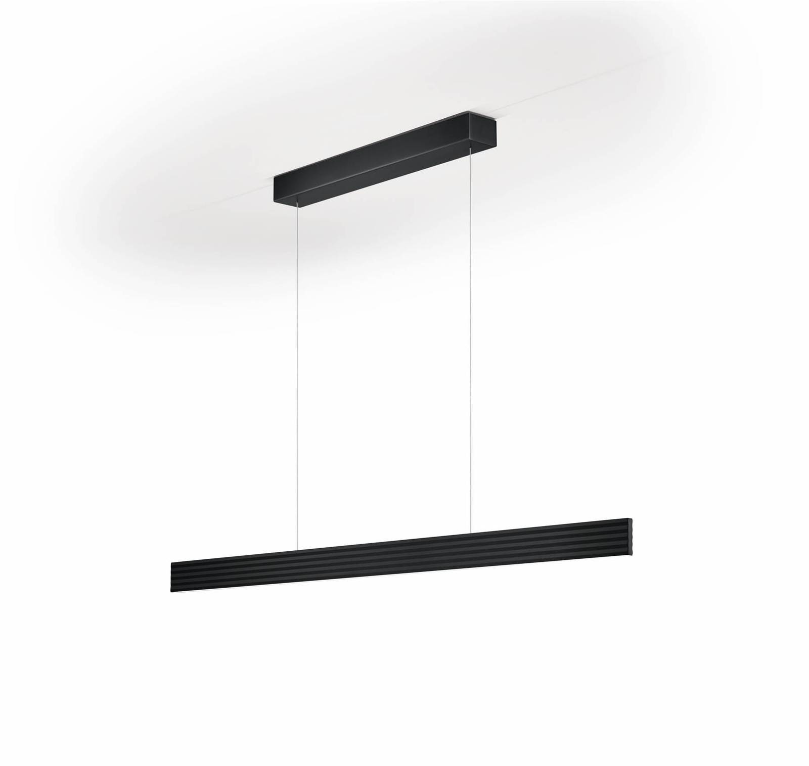 LED-Hängeleuchte Fara, up/down Länge 132cm schwarz