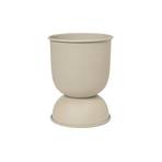 ferm LIVING Blumentopf Hourglass, beige, Ø 21 cm, wendbar