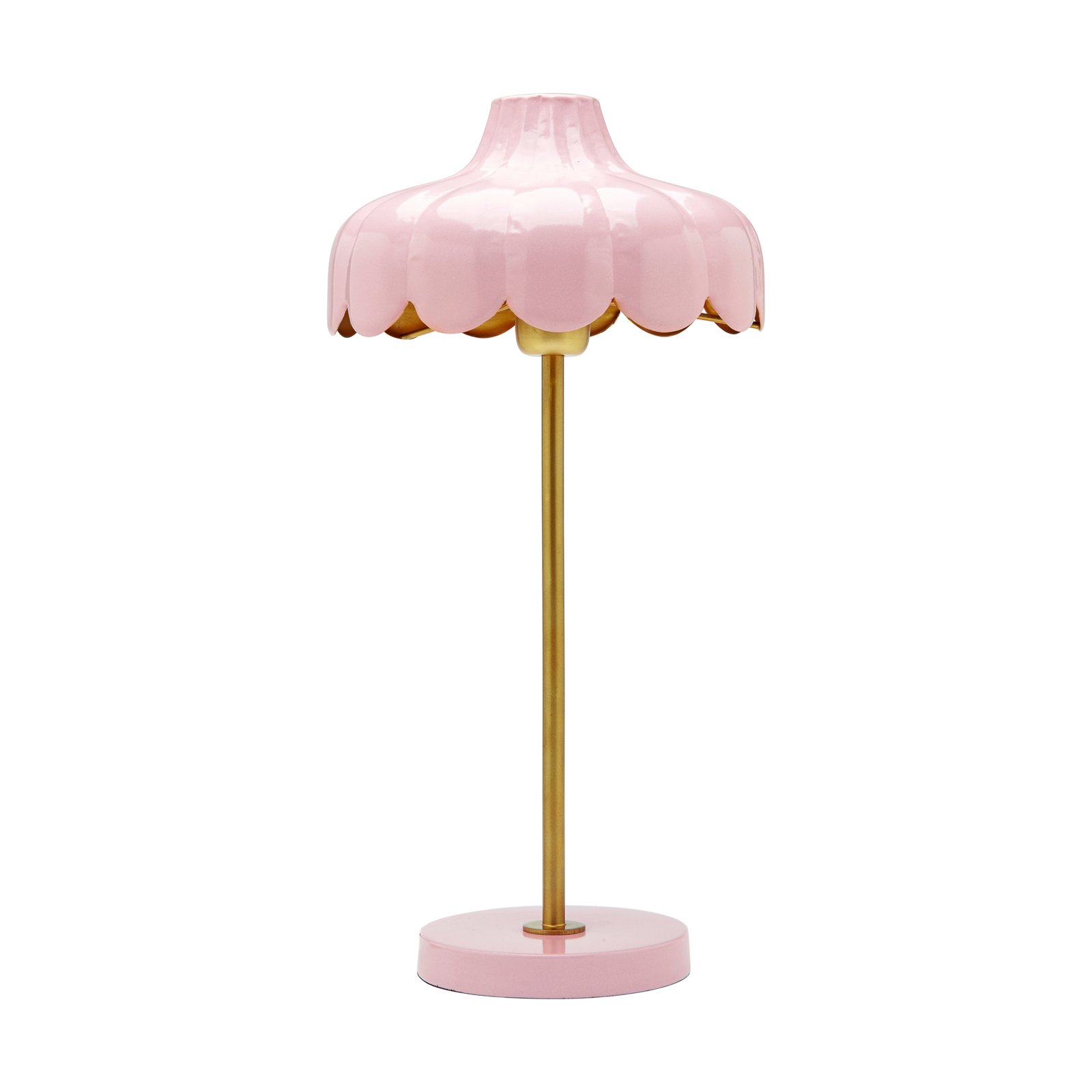 PR Home Wells lámpara de mesa rosa/oro