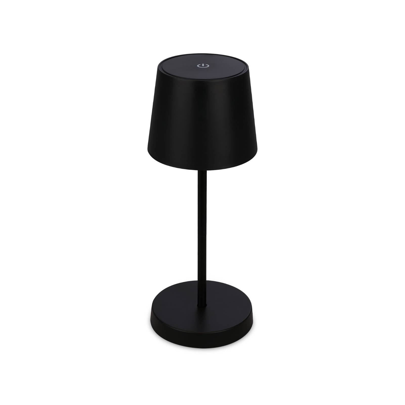 LED-Tischleuchte Piha mit Akku, schwarz