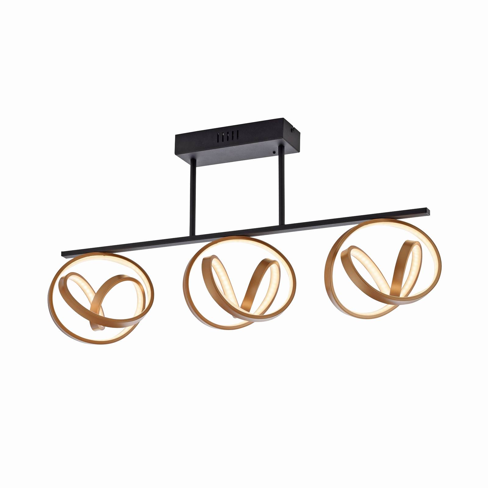 Plafonnier LED Loop dimmable à trois lampes