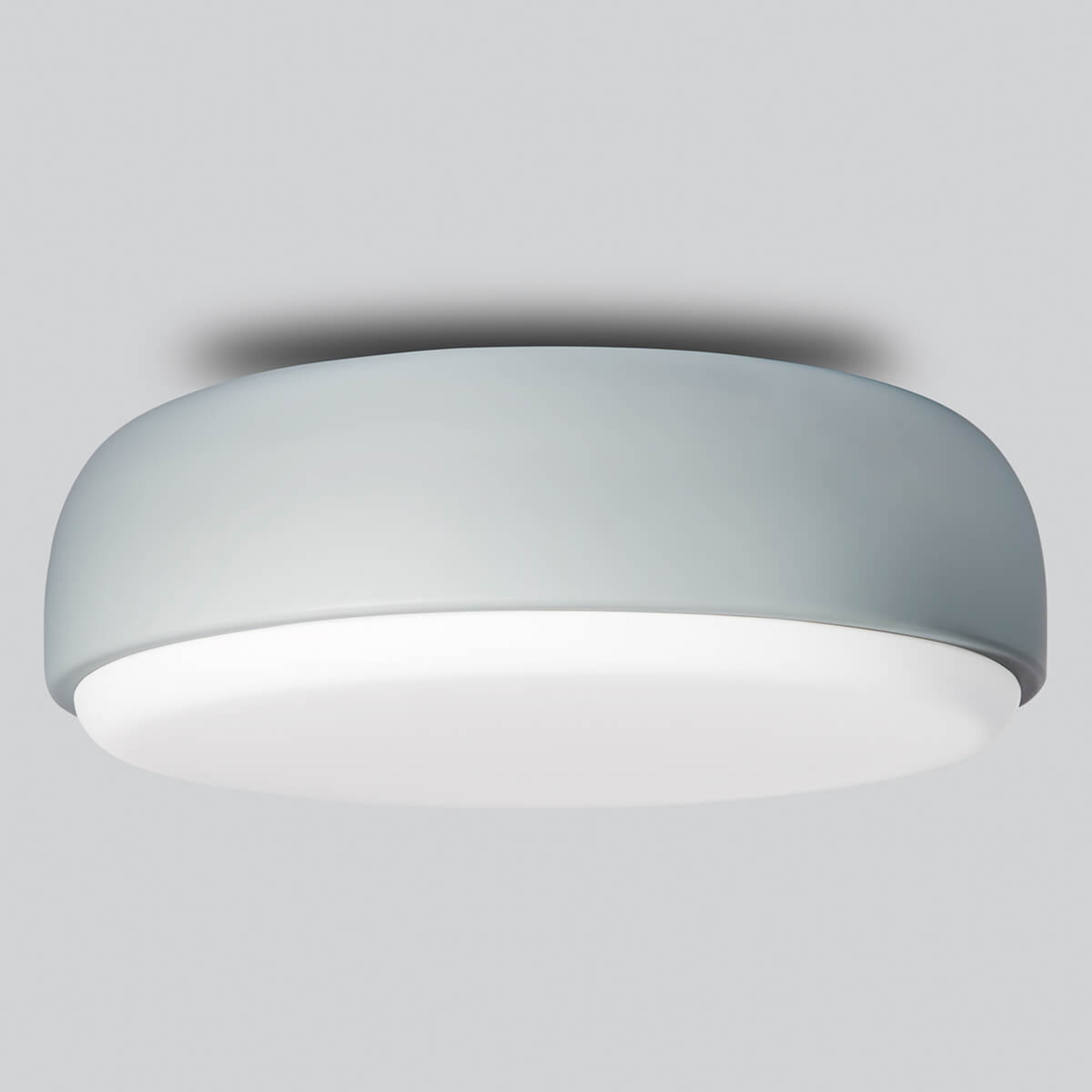 Northern Versatile designer ceiling lamp Over Me, 40 cm, for Living / Dining Room, steel, glass, E27, 40 W, energy efficiency: A++, H: 14 cm