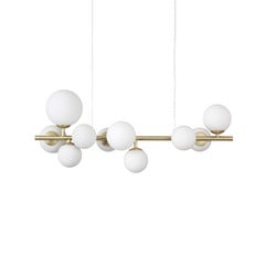 Ideal Lux Перлаж висулка с дължина 81 см месинг/бяло