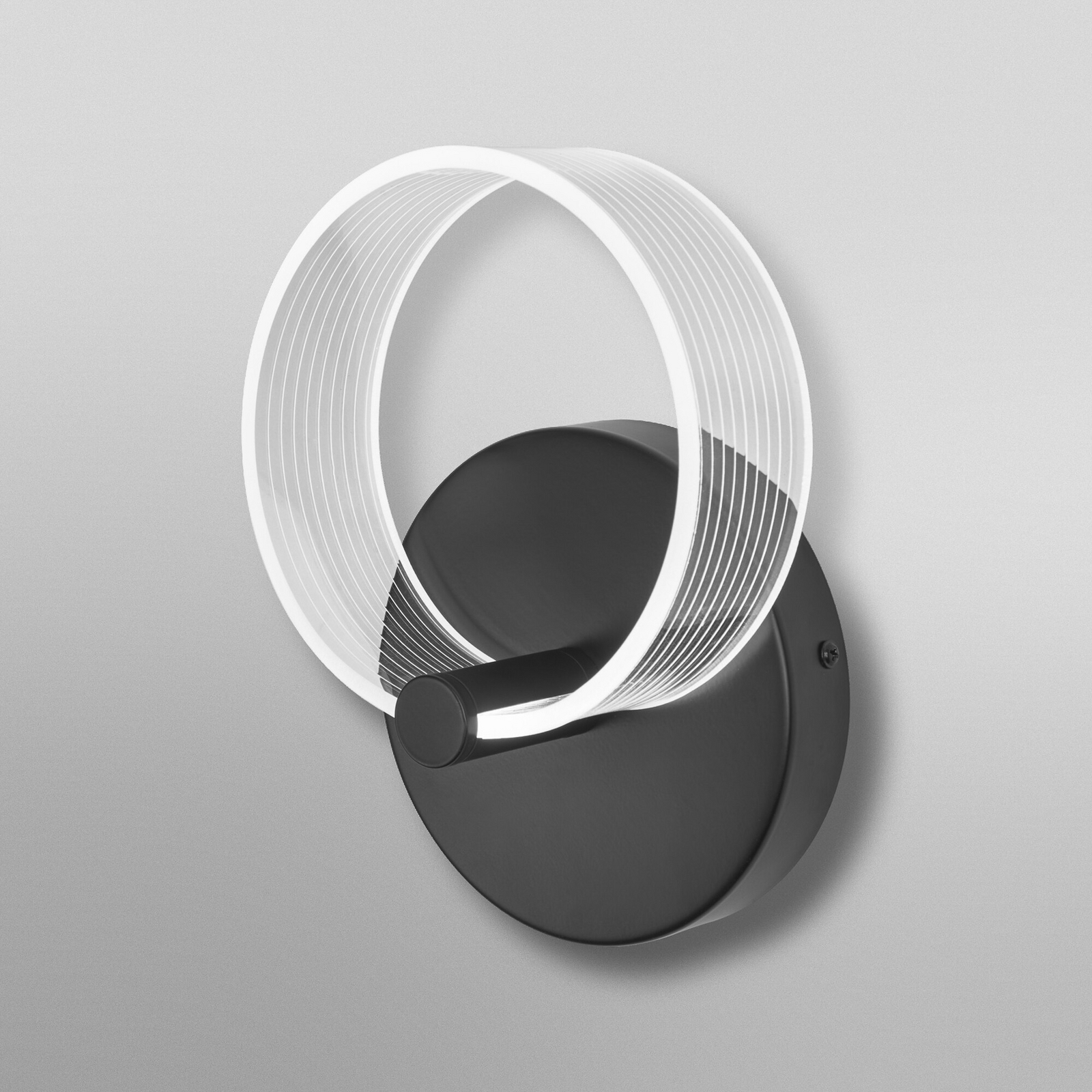 OSRAM LED-wandlamp Decor Circle, CCT, zwart