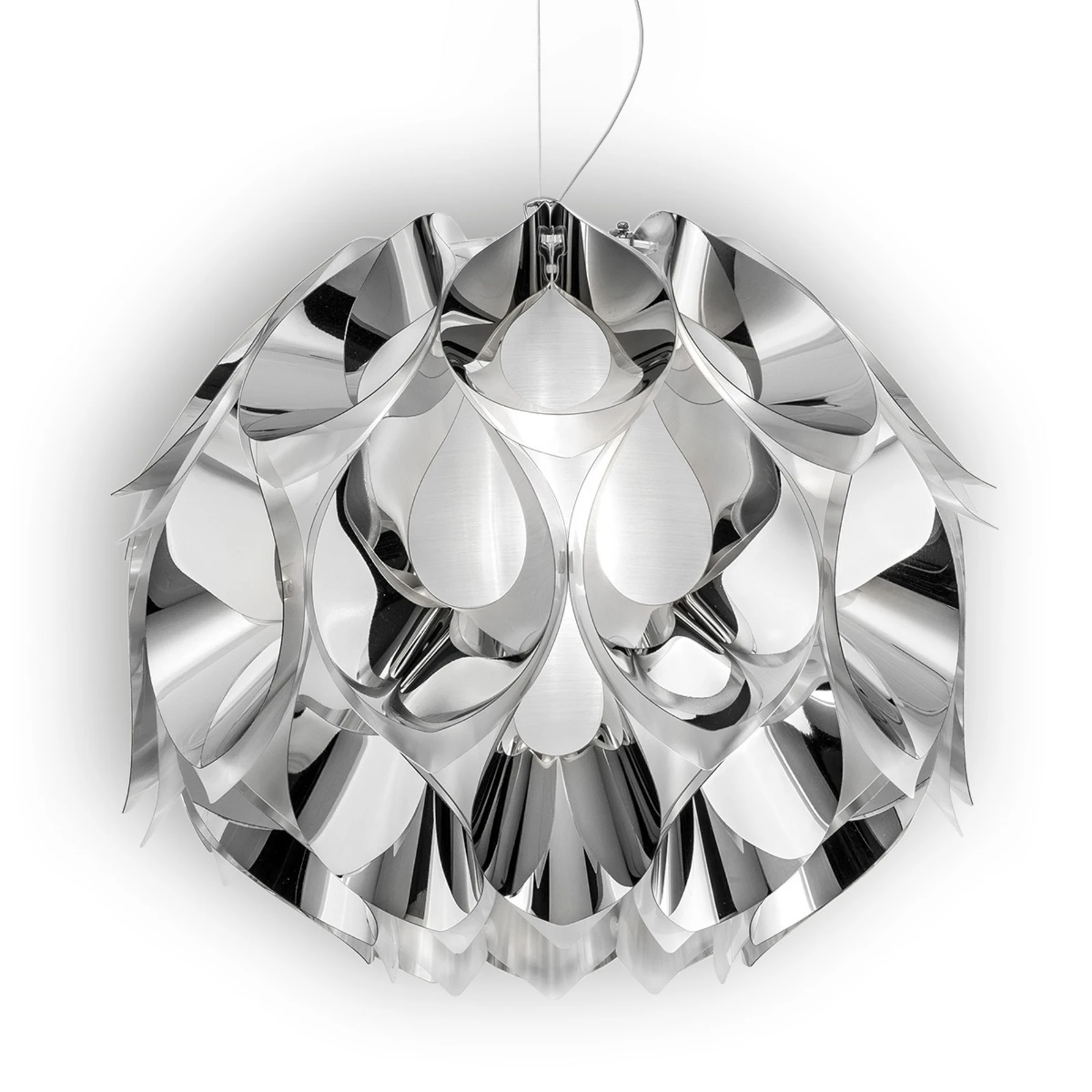 Slamp Flora - Design-Hängeleuchte, silber, 50 cm