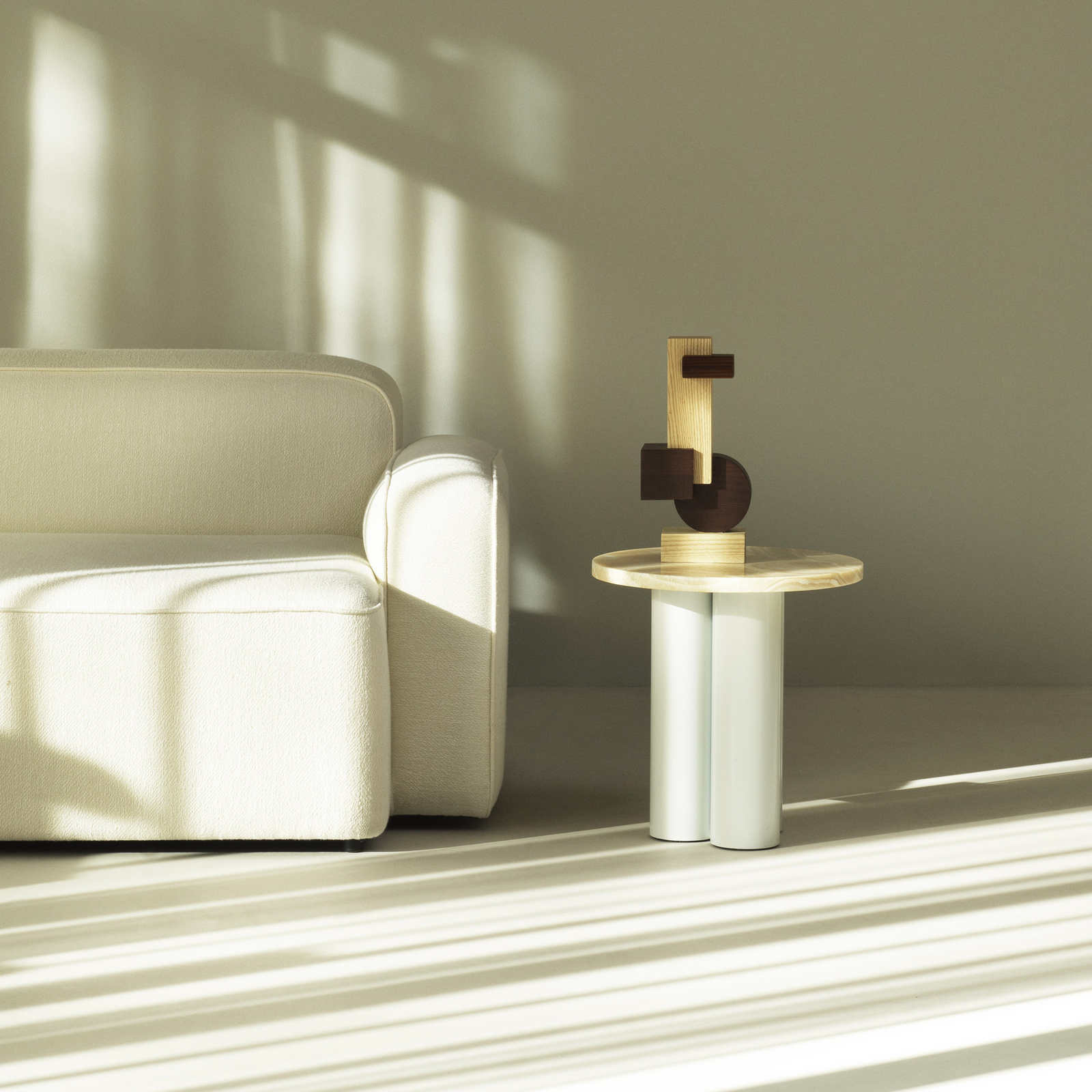 Skulptur Join mittel, natur/braun, Höhe 33 cm - Normann Copenhagen