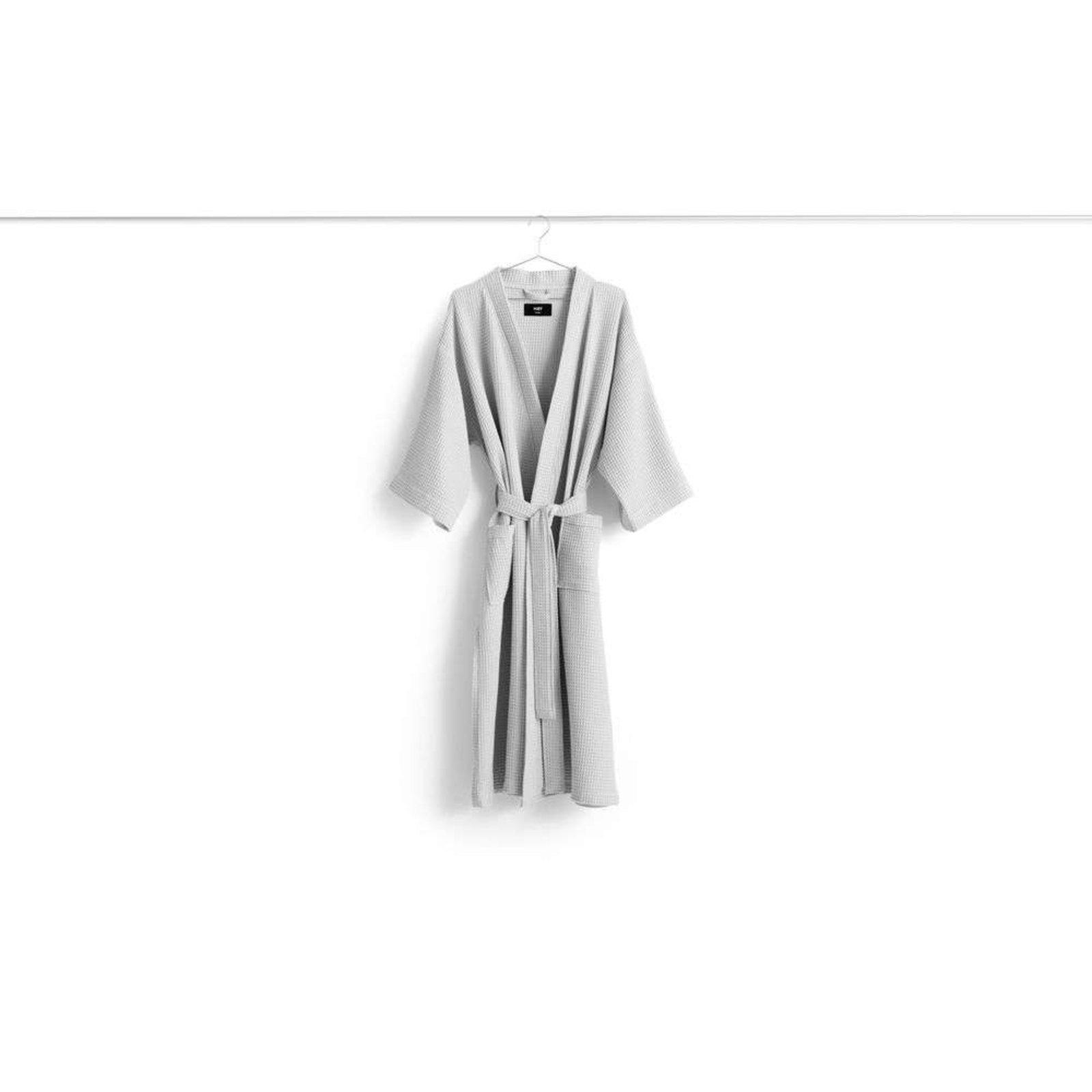 Waffle Bathrobe Grey - HAY