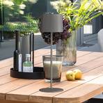 Schöner Wohnen Sun lampada tavolo LED grigio
