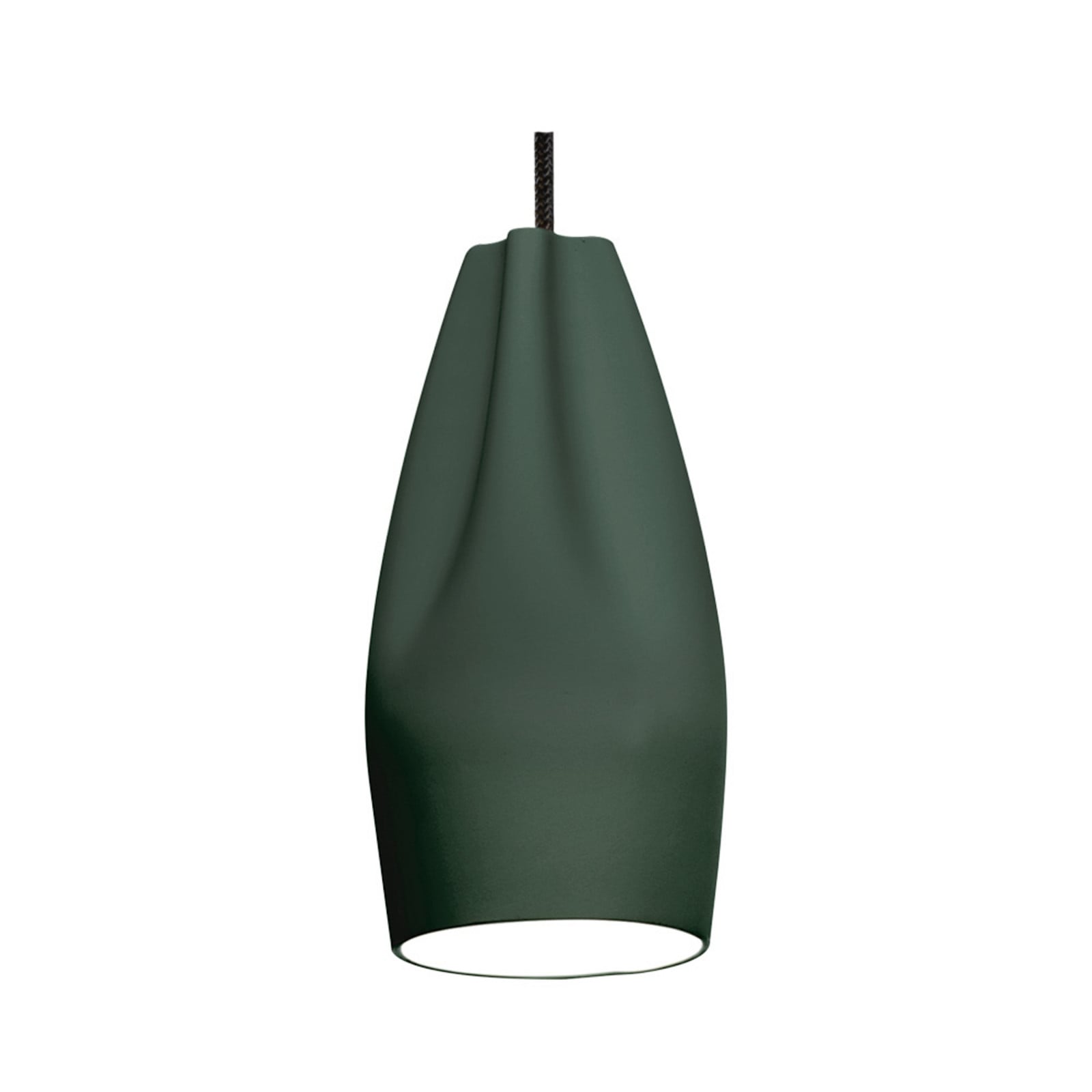 Pleat Box 13 LED Pendel Mørk Grøn/Hvid MARSET - Stue - Keramik