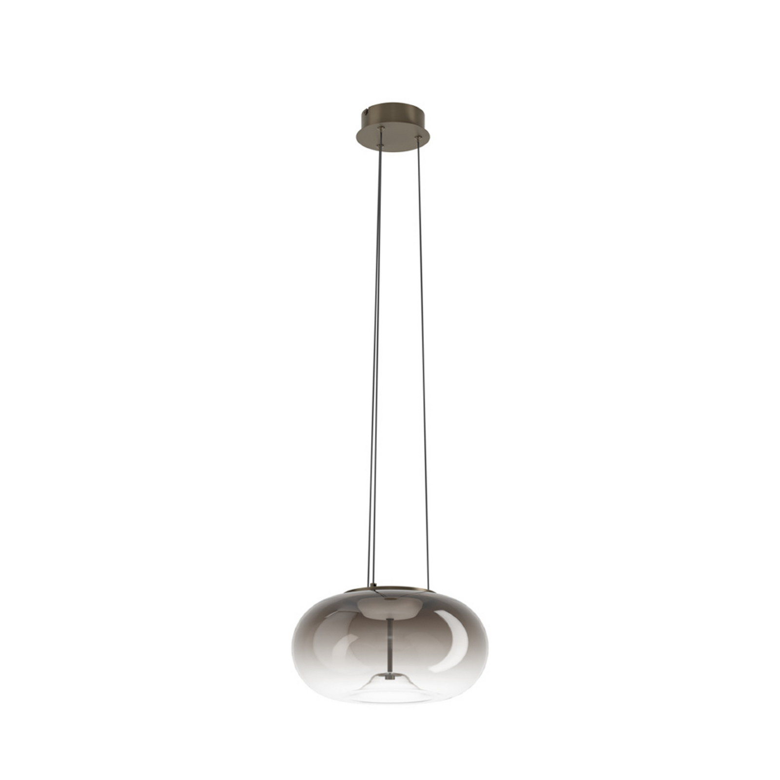 Lámpara colgante LED EGLO OPTICA 1, bronce/marrón, Ø 38 cm, CCT Lámpara colgante LED EGLO OPTICA 1, bronce/marrón, Ø 38 cm, CCT