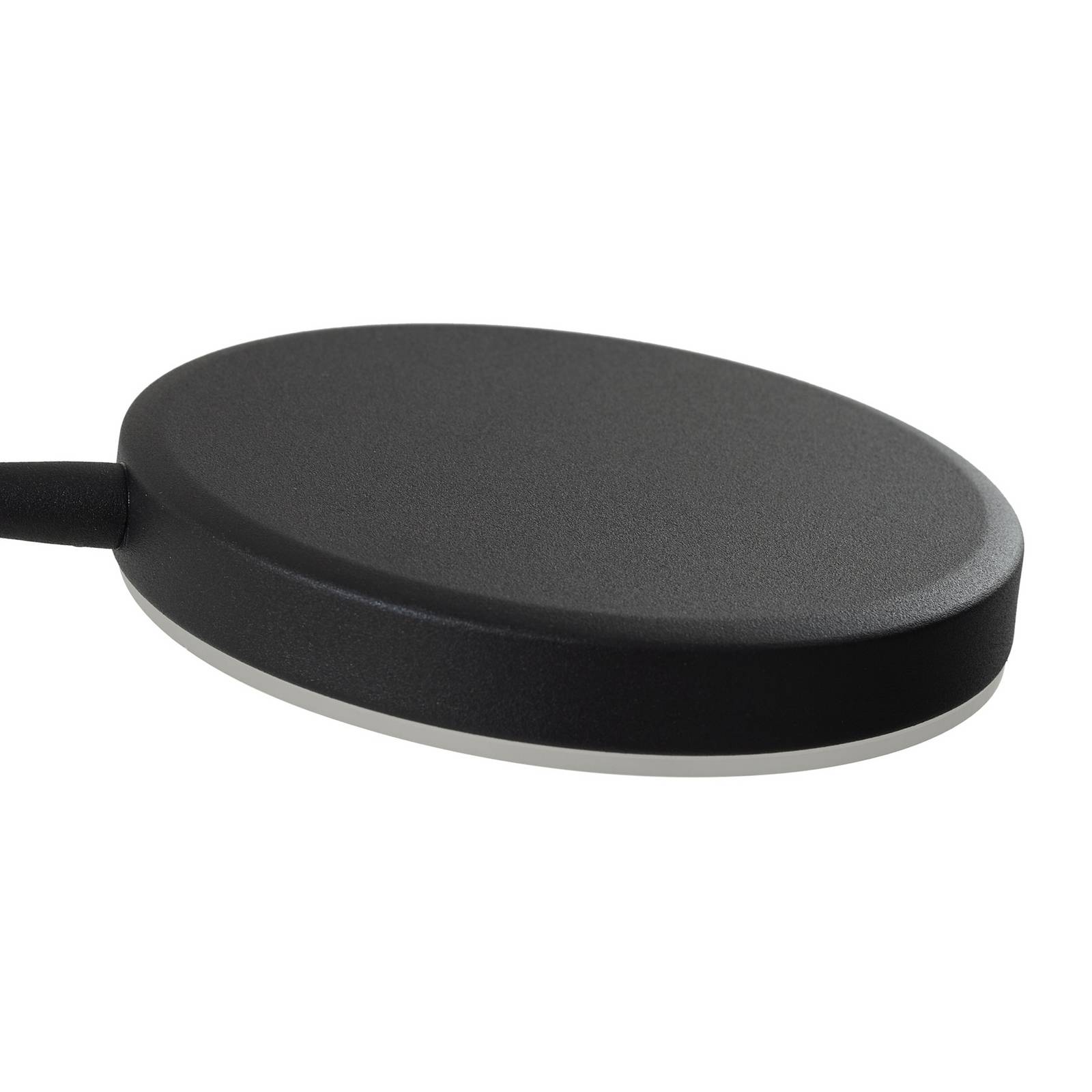 Lindby Lampa stojąca LED Elvyn, czarna, regulowana