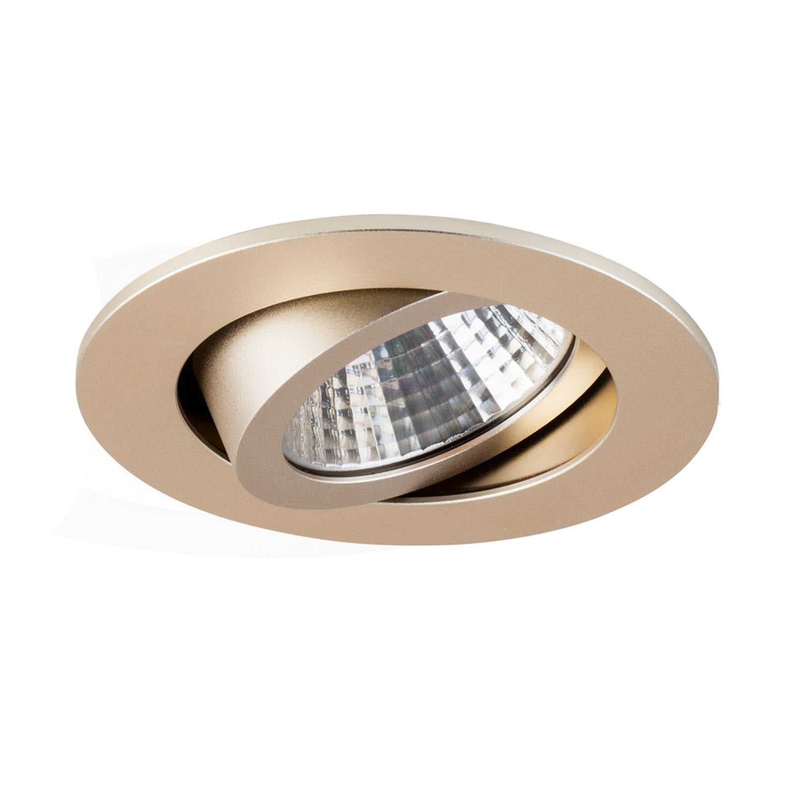 BRUMBERG inbyggnadsspot IP65 rund brytbar antikvit