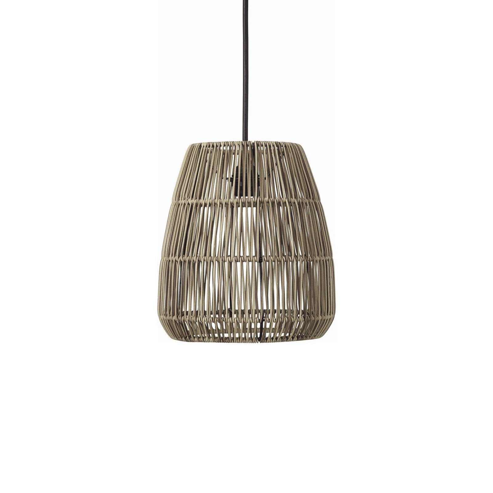 PR Home outdoor hanging light Saigon, natural/grey, Ø 28 cm, UK