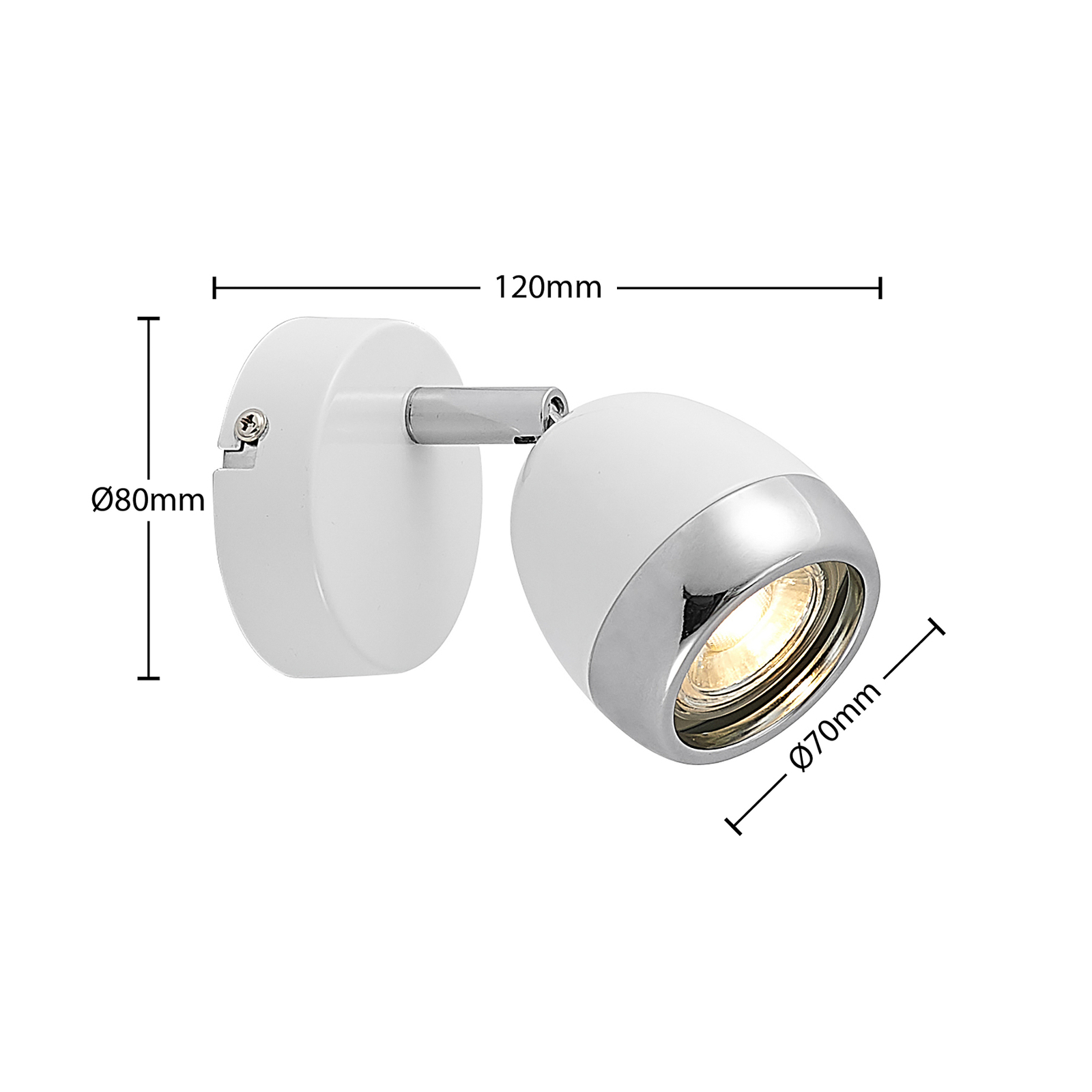 Lindby Khaled Spot, einflammig