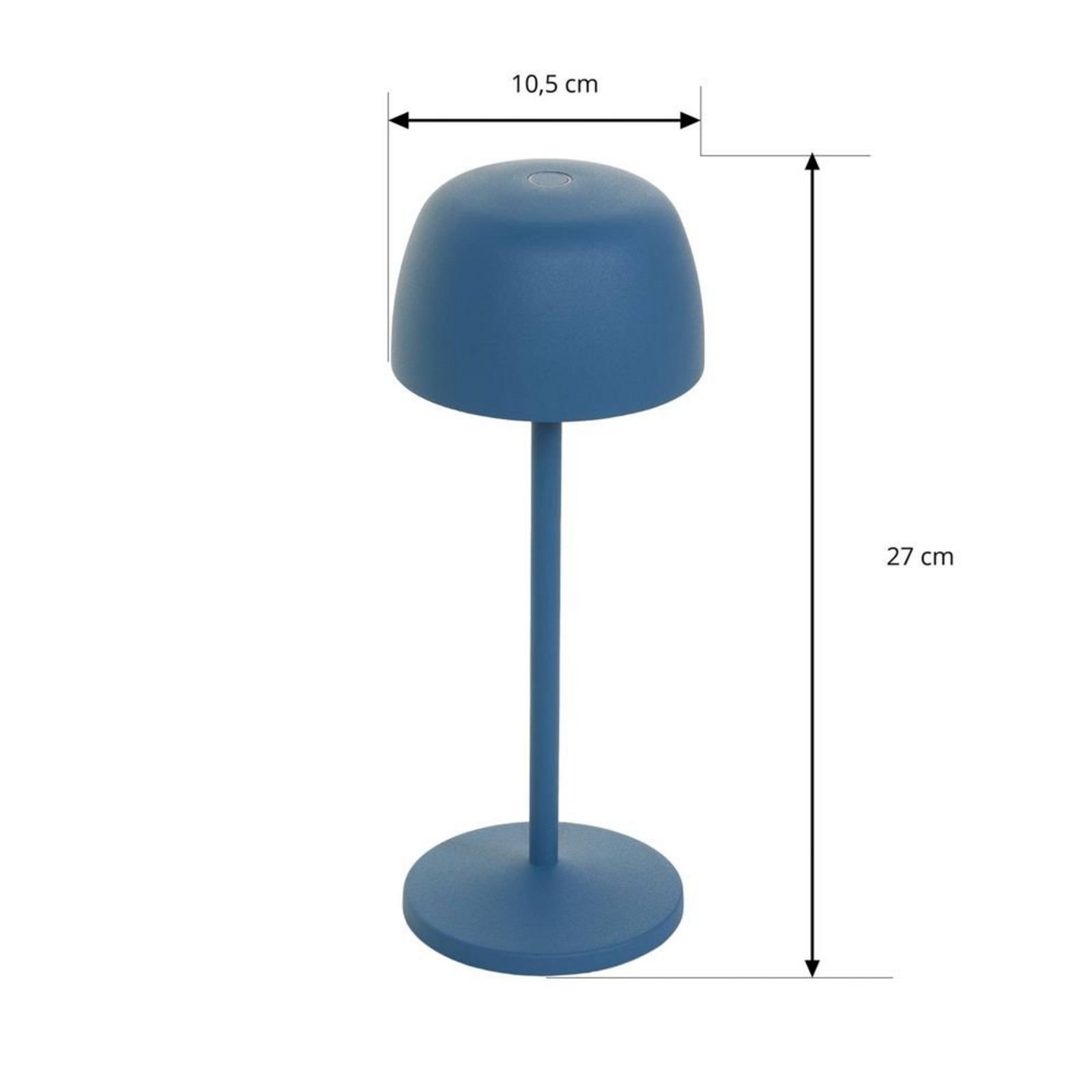 Arietty Portable Stolová Lampa Blue - Lindby