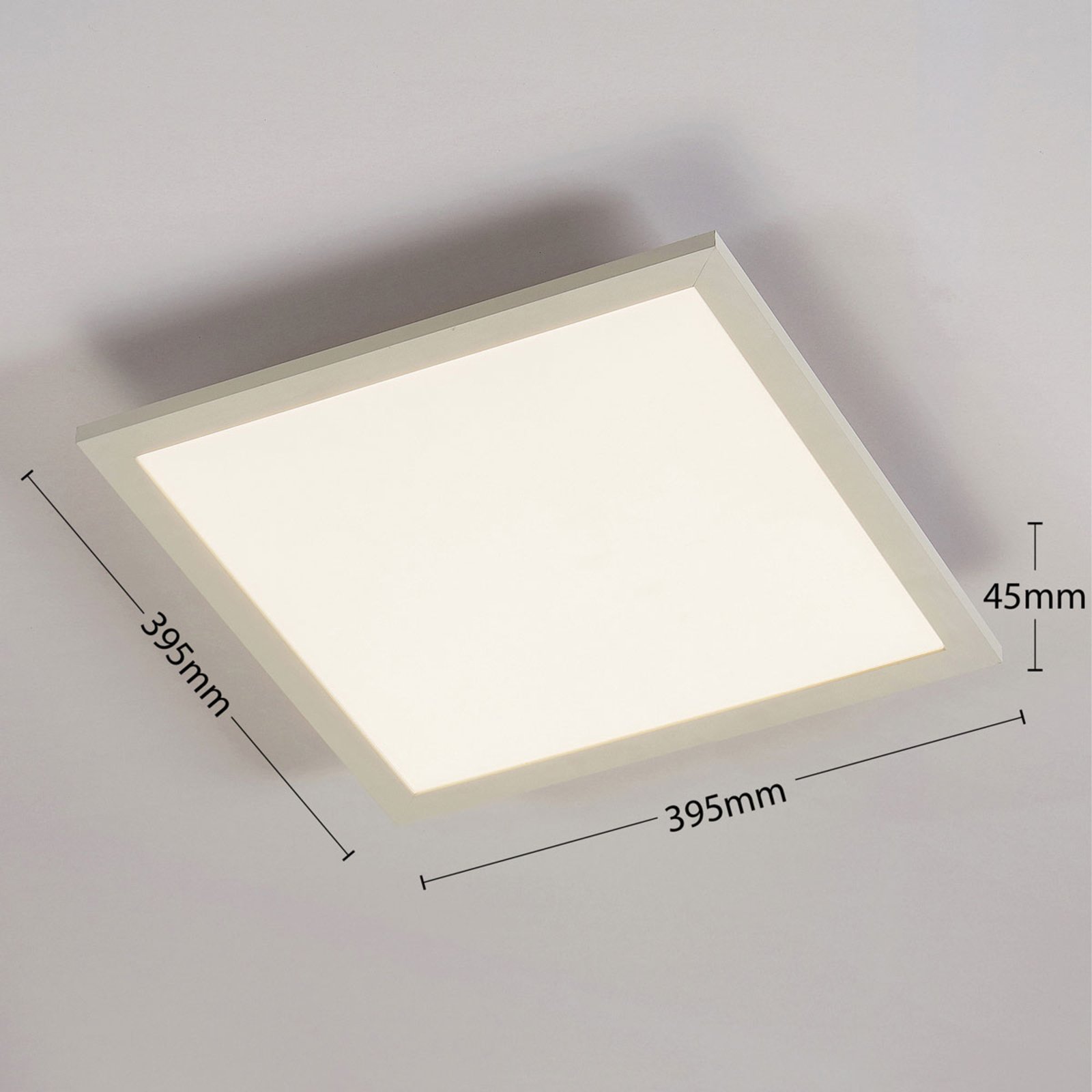 Arcchio Enja LED-Panel, 39,5 cm x 39,5 cm
