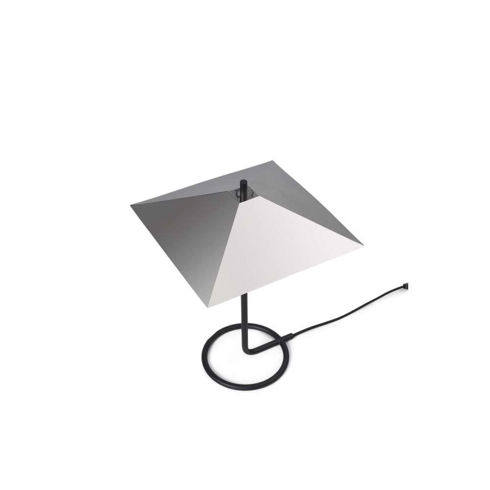 Filo Table Lamp Square Black/Mirror Polished - Ferm Living