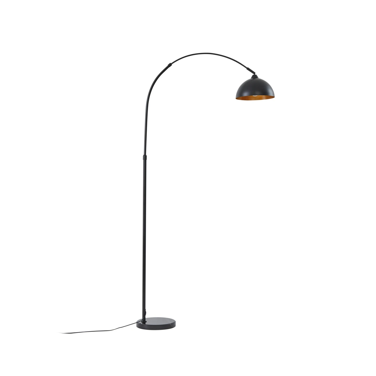 Lindby Lampadar Tonka, negru, metal, 185 cm, E27