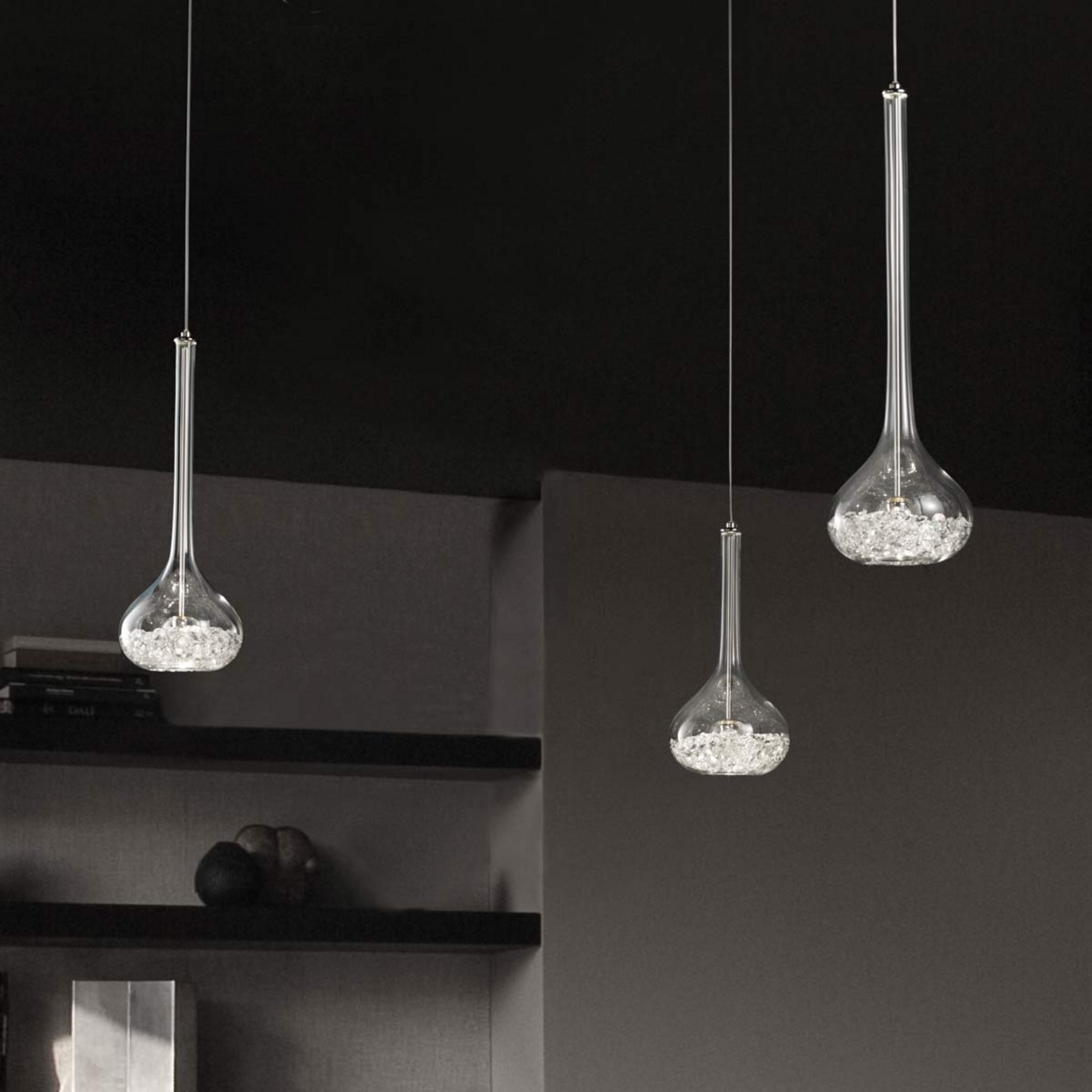 3-punktowa lampa wisząca Graal