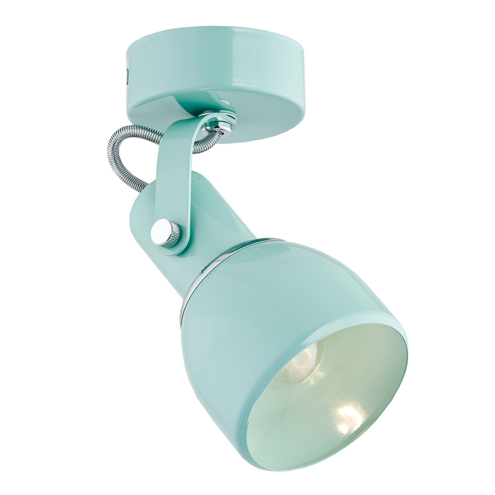 Takspotlight Fiord, 1 lampa, mintgrön