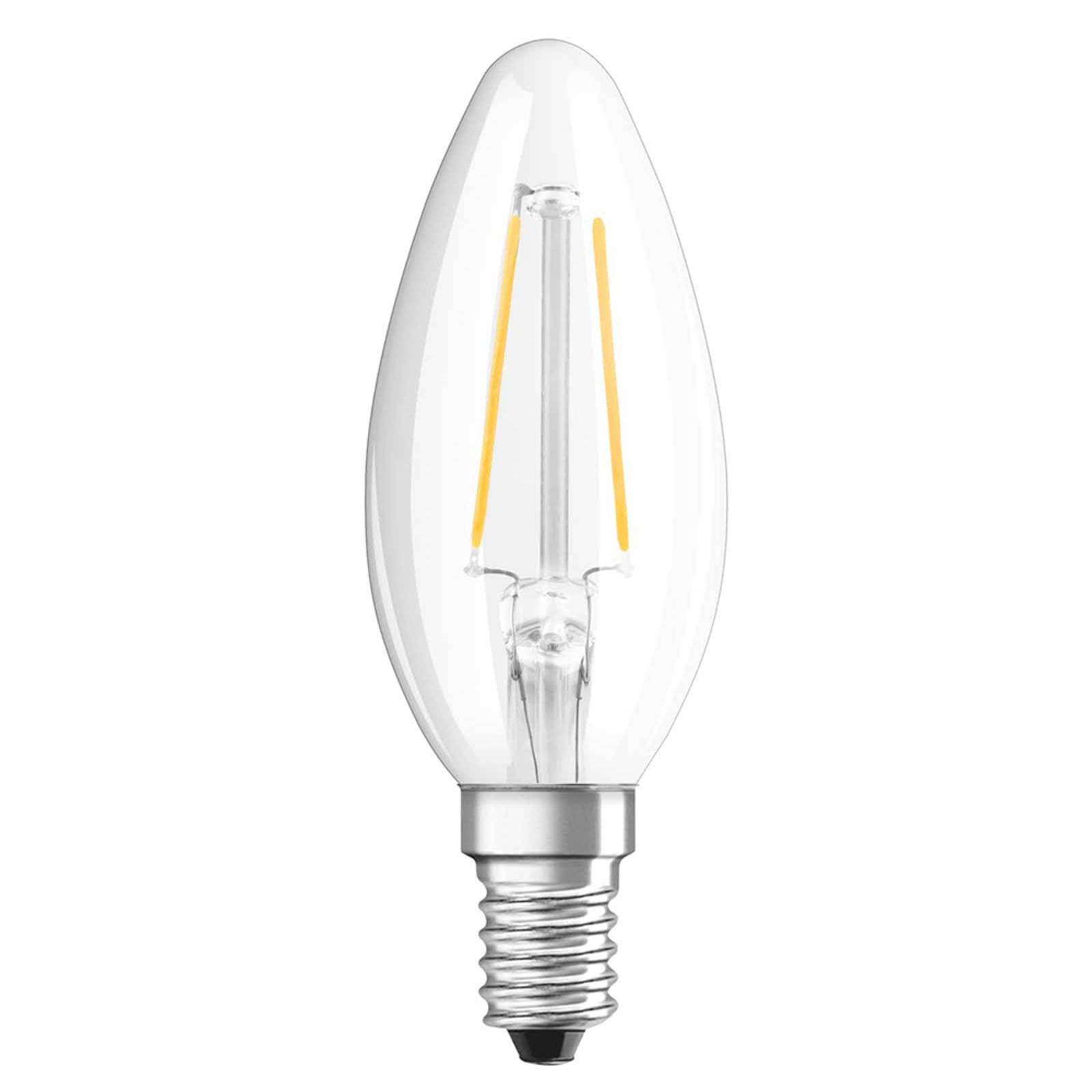 OSRAM żarówka świeca LED E14 1,5W 827 Retrofit