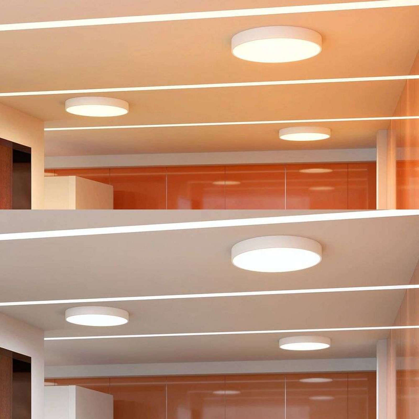 Noabelle LED Kattovalaisin Ø80 White - Arcchio