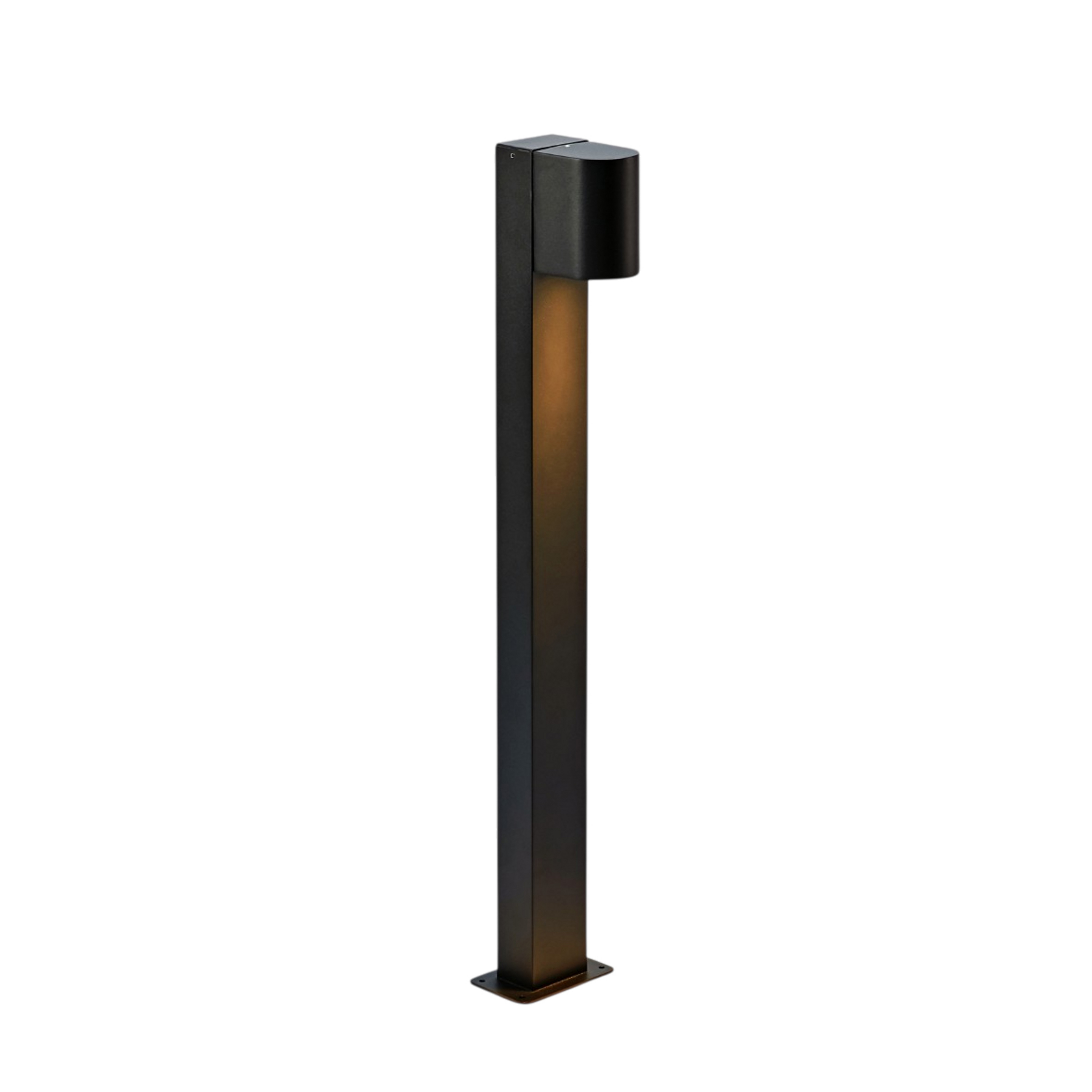 Lampione a LED Alor, nero, IP65, altezza 75 cm, dimmerabile