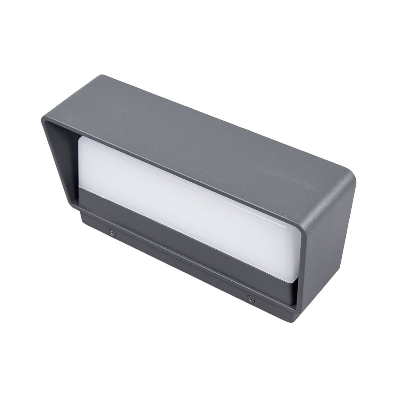 Logan Outdoor Wall Lamp Antracite/White - Lucande
